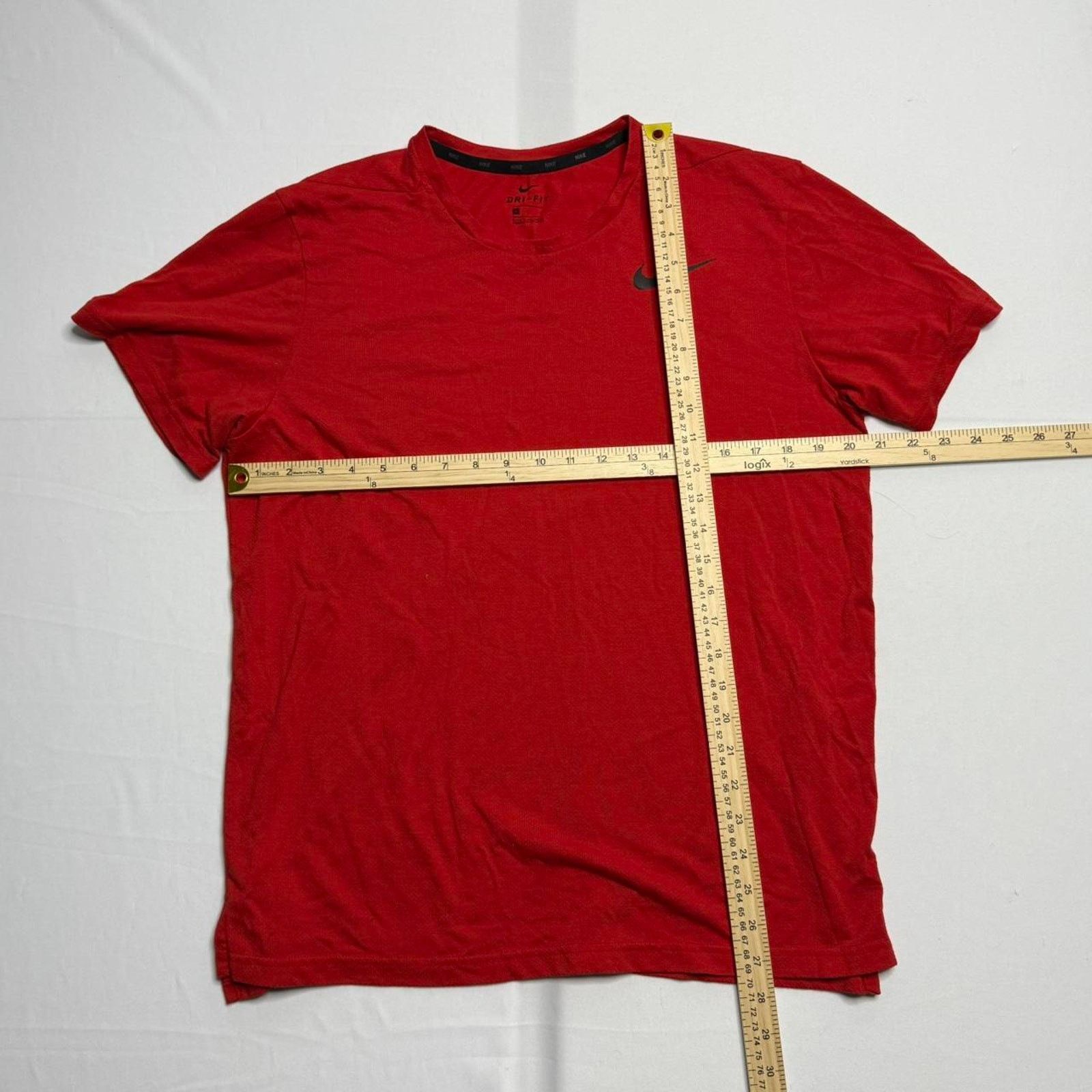 Nike Nike Dri-Fit Red T-Shirt Activewear Size Large Size US L / EU 52-54 / 3 - 4 Thumbnail