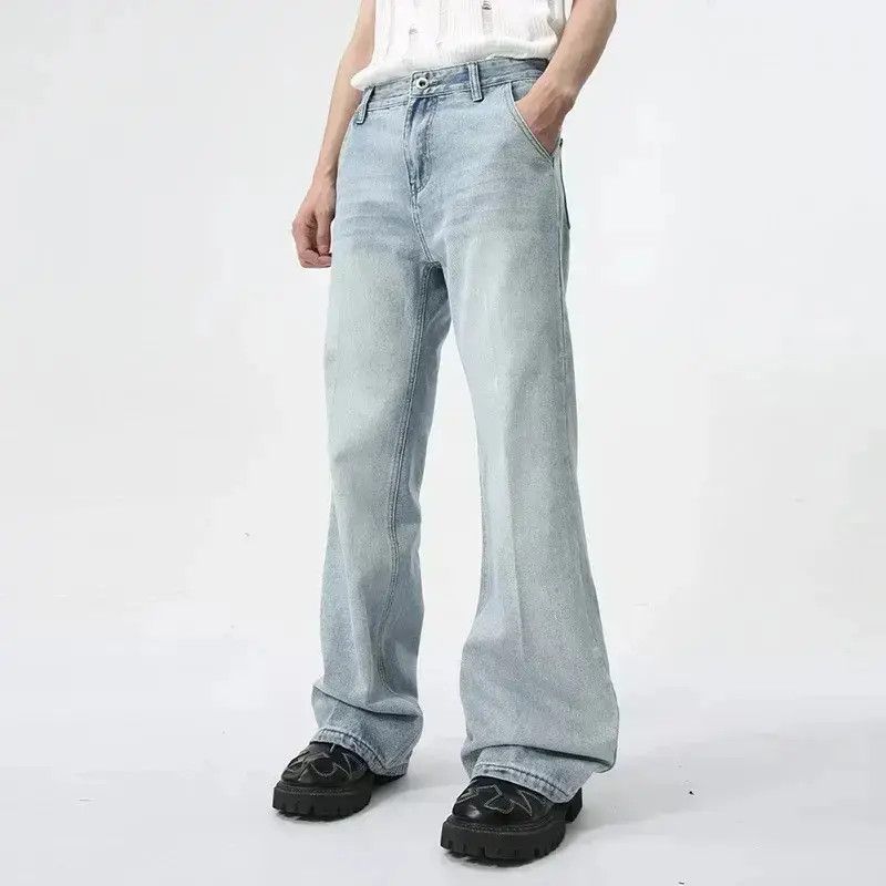 Japanese Brand Wide Leg Bottom Denim Size US 32 / EU 48 - 2 Thumbnail