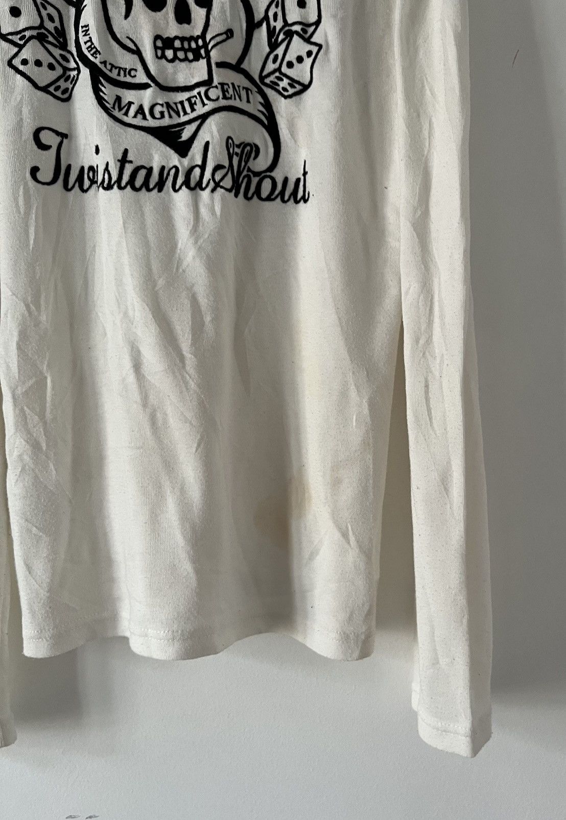 In The Attic Rare In The Attic Rock&Roll Embroidered Skull Big Logo Shirt Size US M / EU 48-50 / 2 - 7 Thumbnail