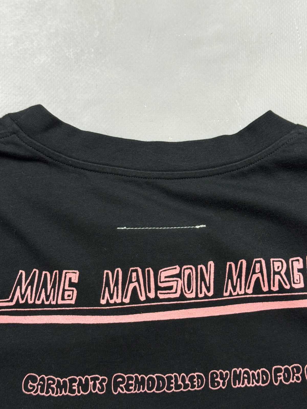 MM6 × Maison Margiela Ss20 MM6 Maison Margiela Line Chart Tee(Black/M) Size US M / EU 48-50 / 2 - 4 Thumbnail