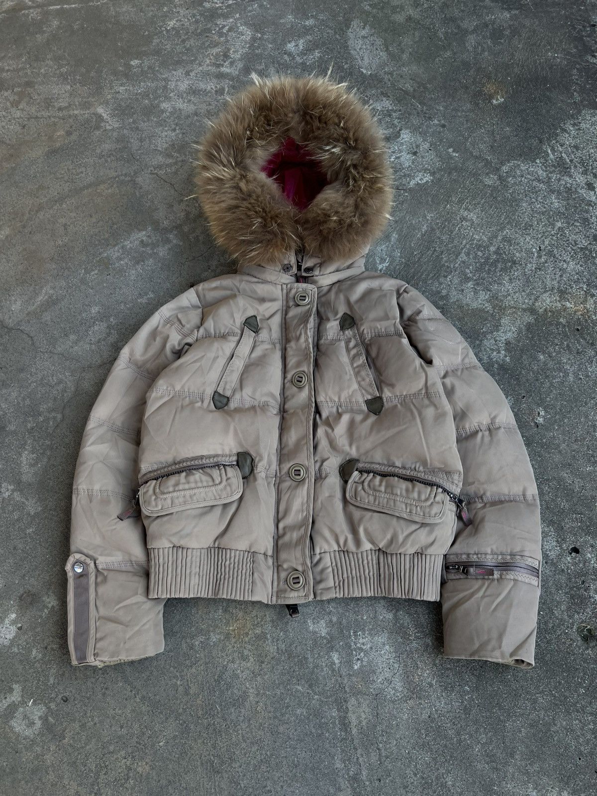 Hysteric Glamour If Six Was Nine Faux Fur Jacket LGB Typ Y2k
