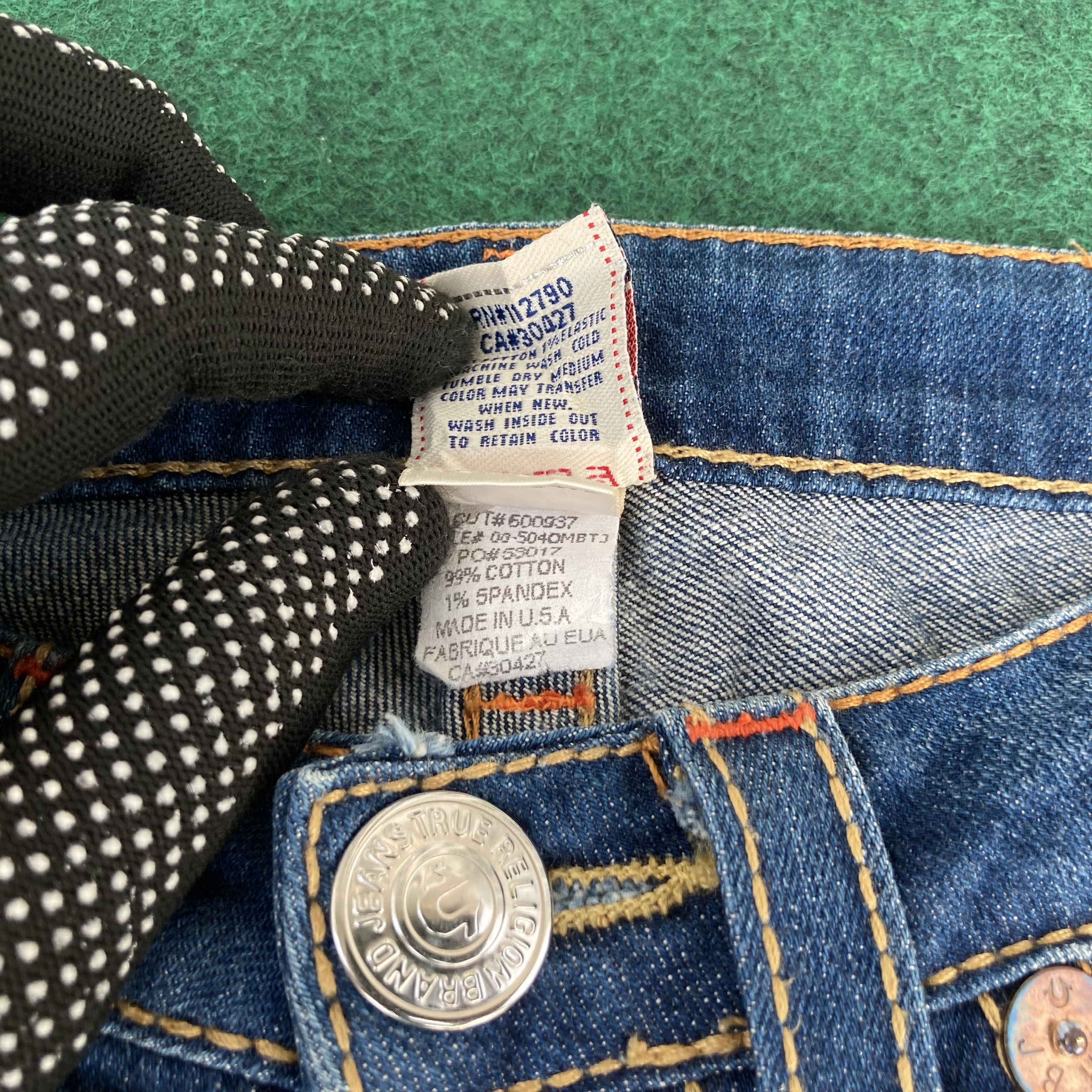 True Religion × Vintage Vtg True Religion Denim Jeans Women Sz 25 Pant Size 25" / US 0 / IT 36 - 4 Thumbnail