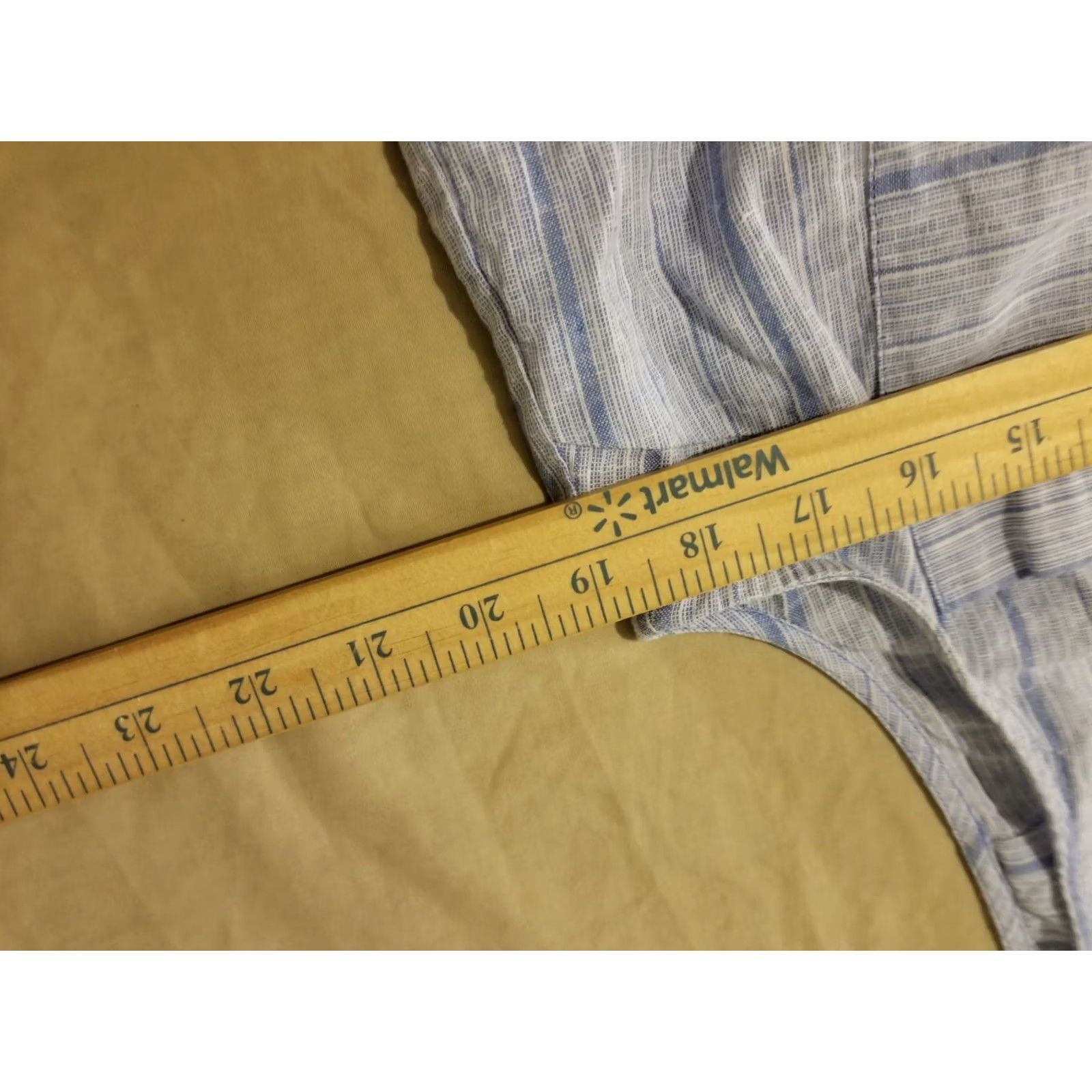 Michael Kors Michael Kors Womens M Medium Blue Linen Sleeveless Button Dress Shirt Blouse Size M / US 6-8 / IT 42-44 - 4 Thumbnail