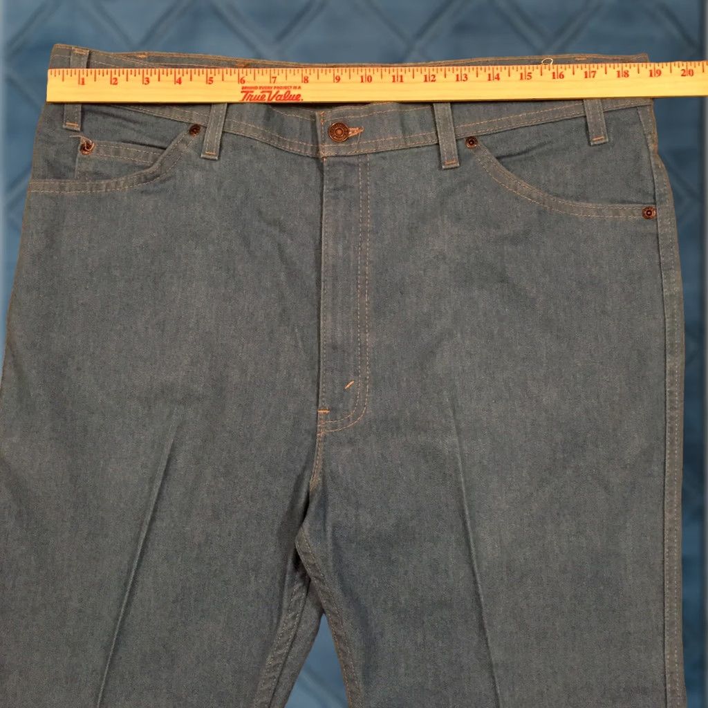 Levi's Levi'S Action Jeans Mens Size 40 Blue Straight Leg Vintage 50/50 Blend USA 37x30 Size US 40 / EU 56 - 1 Thumbnail