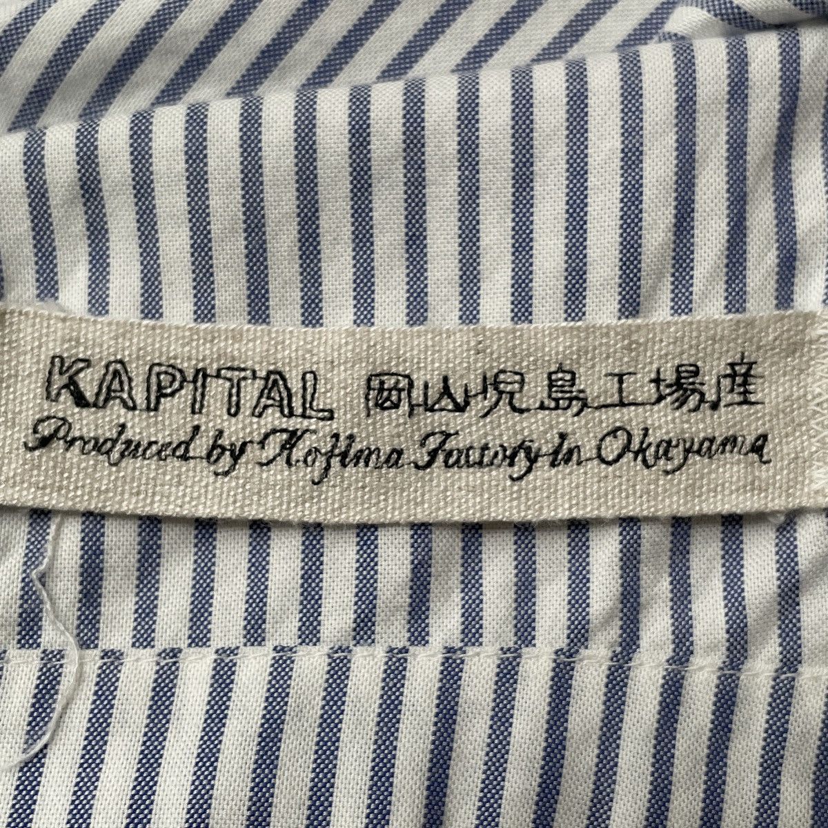 Japanese Brand × Kapital × Vintage Vintage Japanese Brand Kapital Stripes Shirt 2000s Size US XS / EU 42 / 0 - 9 Thumbnail