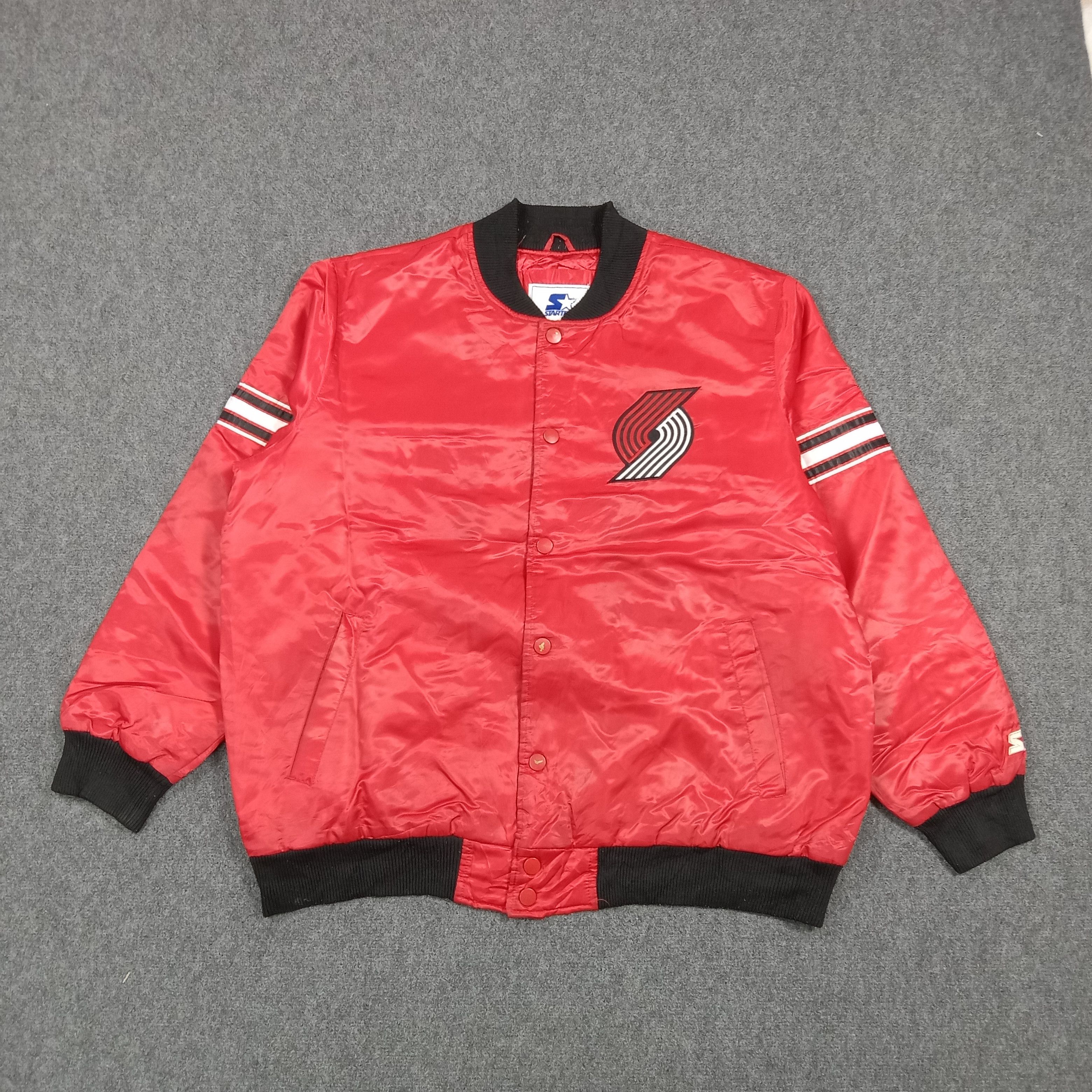 Starter Vintage 90s Starter Rip City Bomber NBA Basketball C281N14 Size US XXL / EU 58 / 5 - 3 Thumbnail