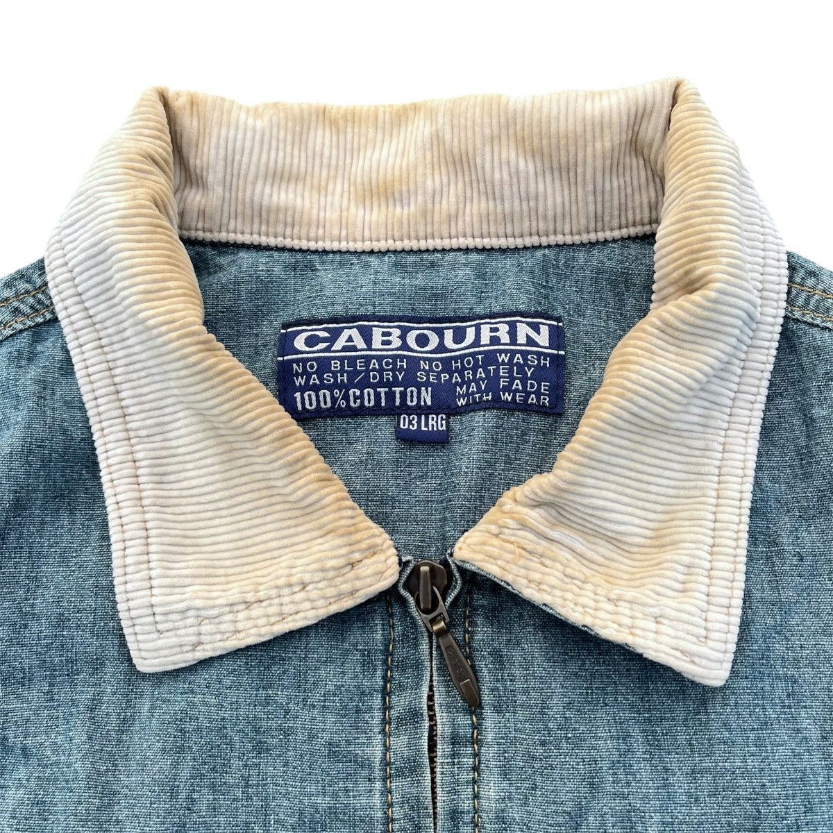 Nigel Cabourn × Vintage Vintage Nigel Cabourn Denim Work Jacket Size US L / EU 52-54 / 3 - 3 Thumbnail