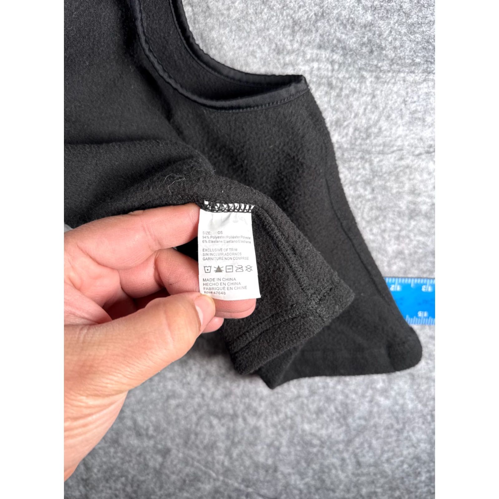 ASH Jacob Ash Beanie Adult One Size Black Fleece 100% Acrylic Winter Gear Outdoor Ski Size US M / EU 48-50 / 2 - 5 Thumbnail