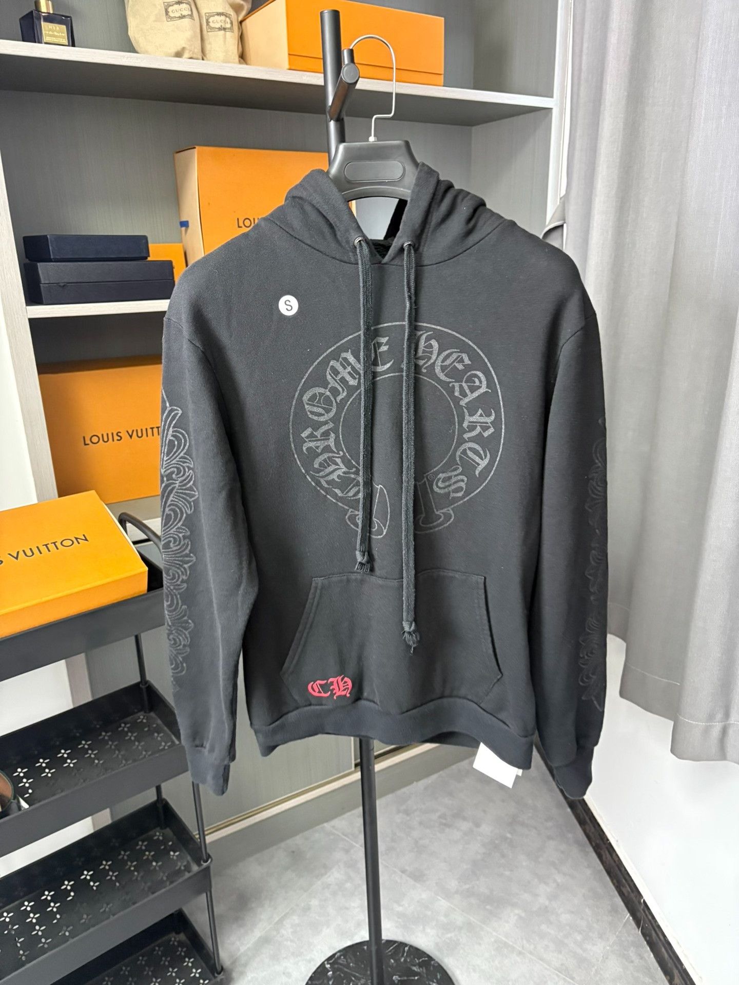 Chrome Hearts Chrome Hearts Collab Black Hoodie S Men Size US S / EU 44-46 / 1 - 1 Thumbnail