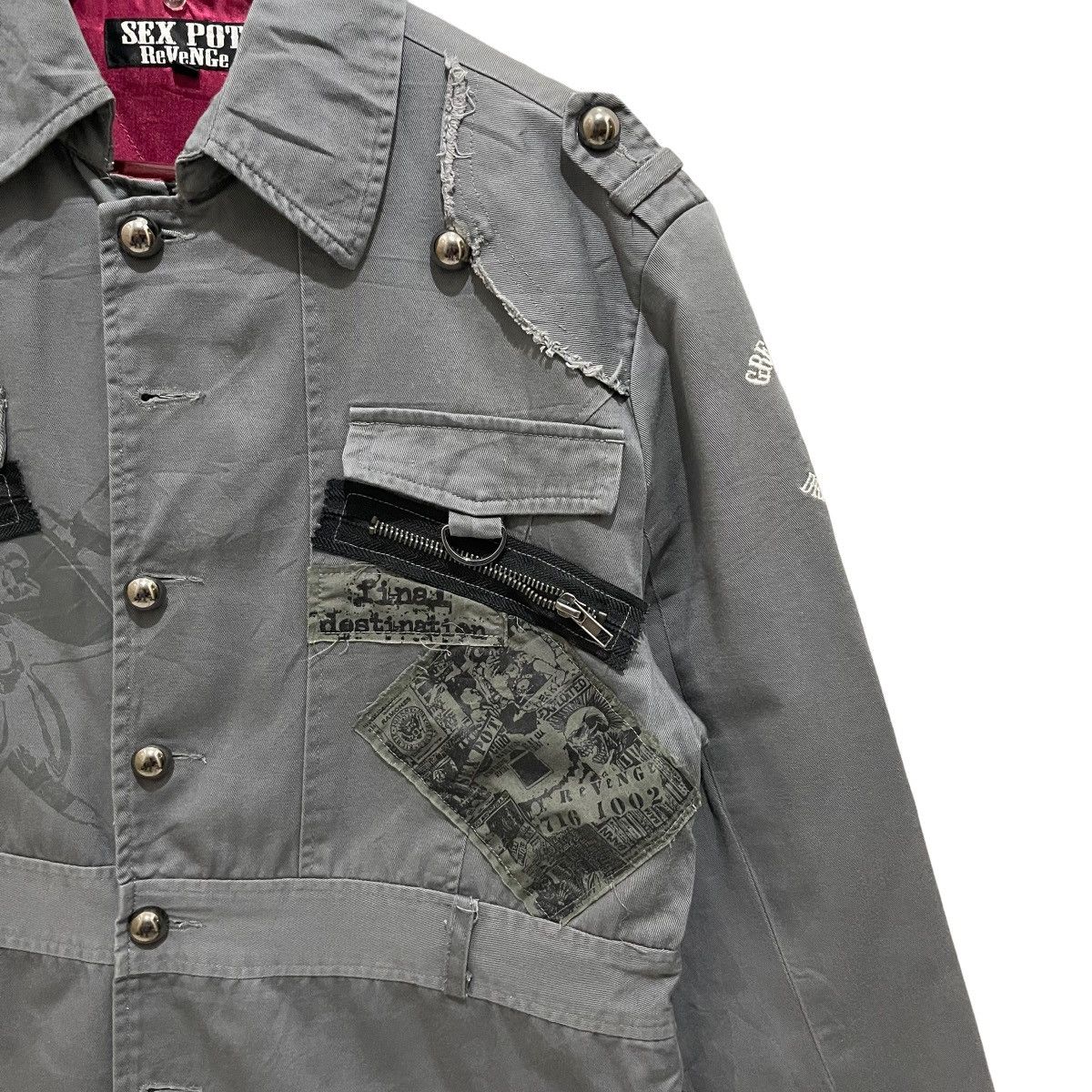 14th Addiction × Japanese Brand × Seditionaries Sex Pot Revenge Skull Seditionaries Punk Jacket Size US M / EU 48-50 / 2 - 3 Thumbnail