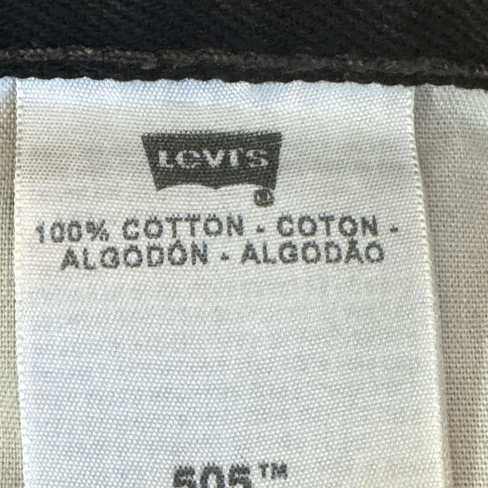Levi's VINTAGE Levis 505 Jeans Mens 38x32 Black Denim Straight Leg 5 Pocket Jeans Size US 38 / EU 54 - 4 Thumbnail