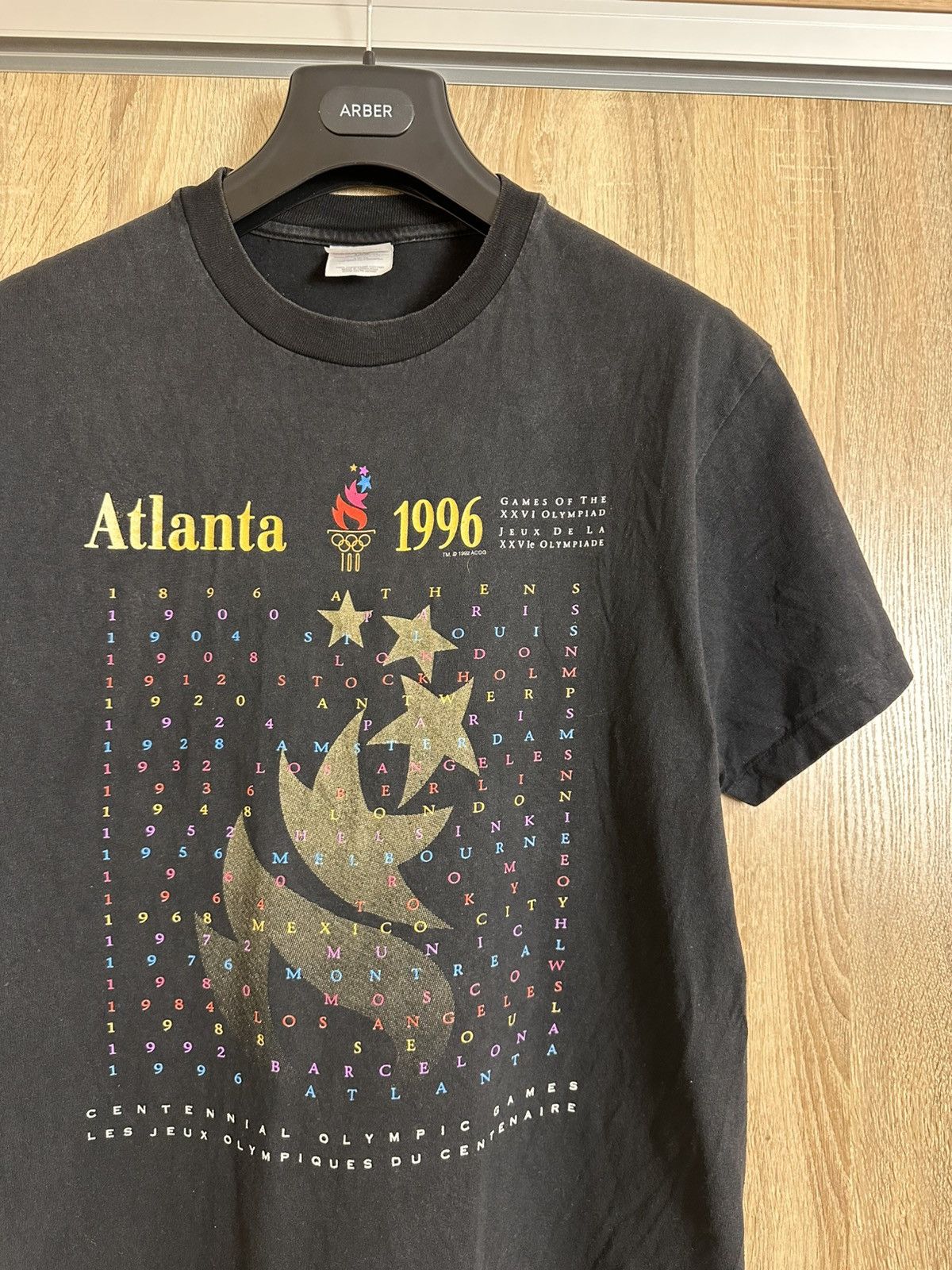 Vintage 🔥 1996 Atlanta Olympic Games Vintage T Shirt 90s Sports Size US L / EU 52-54 / 3 - 4 Thumbnail