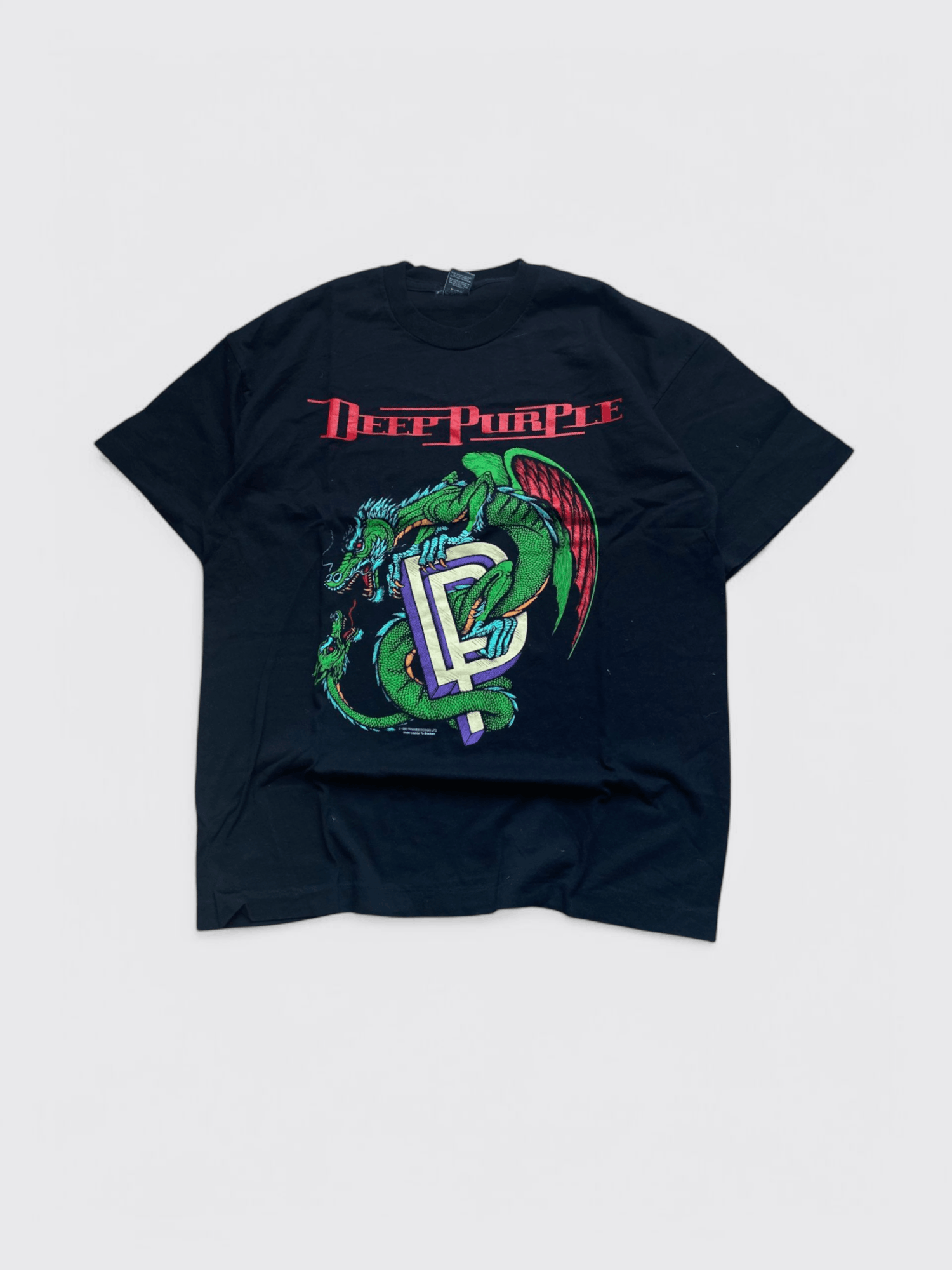 Vintage Deep Purple Vintage 1993 Tshirt Size US XL / EU 56 / 4 - 1 Thumbnail