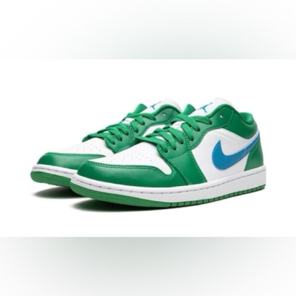 Nike Nike Jordan 1 Low Lucky Green/ Aquatone Size 8.5/40 Size US 8.5 / IT 38.5 - 1 Thumbnail