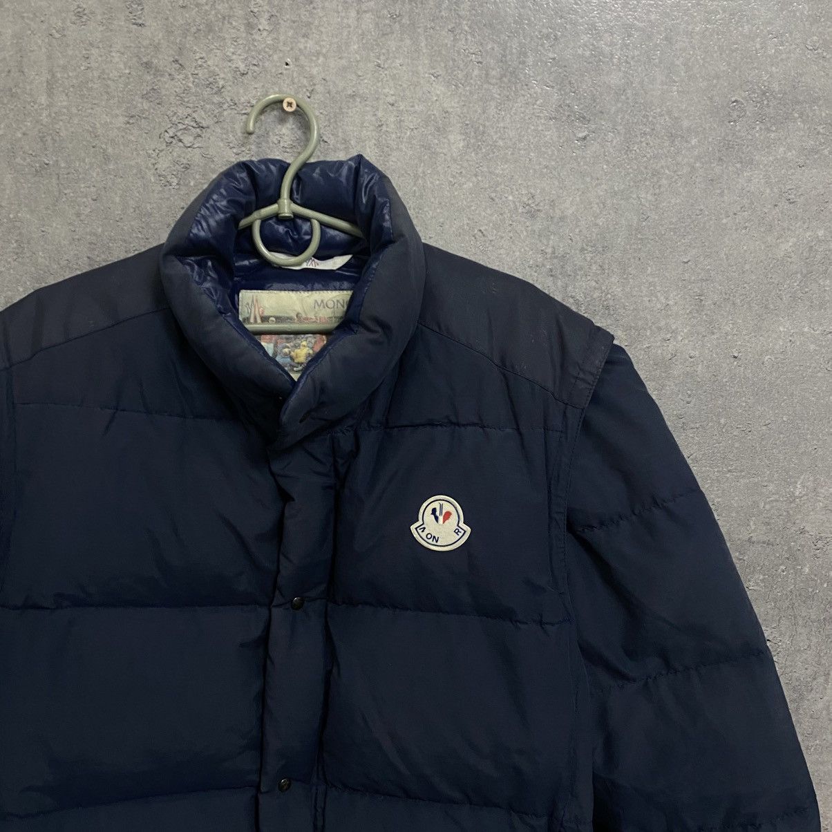 Moncler Vintage 80s Moncler Grenoble Puffer / Vest Jacket 2in1 Size US L / EU 52-54 / 3 - 6 Thumbnail