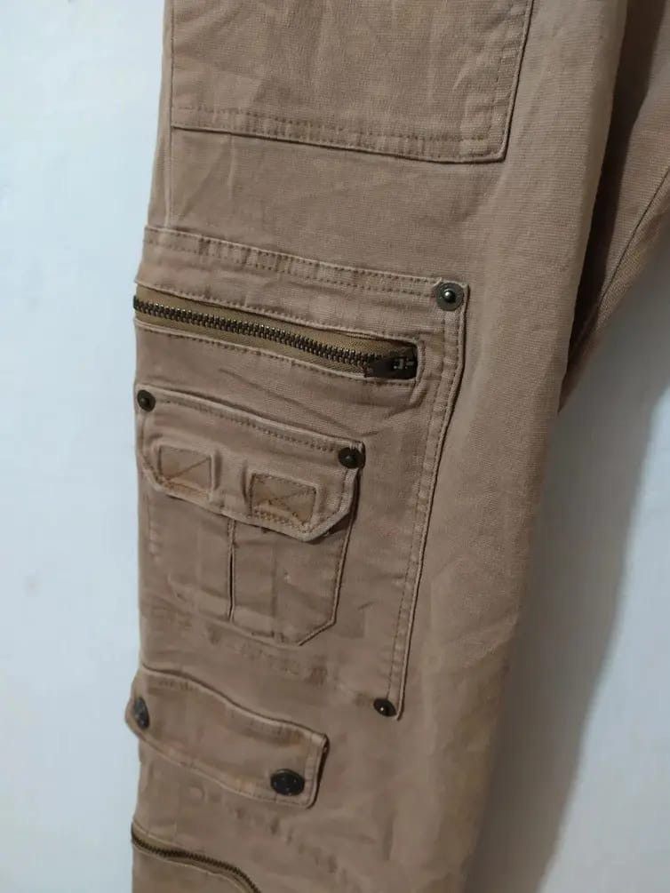 Japanese Brand Cecill McBee Multipocket Tactical Military Bondage Pants Size 27" / US 4 / IT 40 - 5 Thumbnail