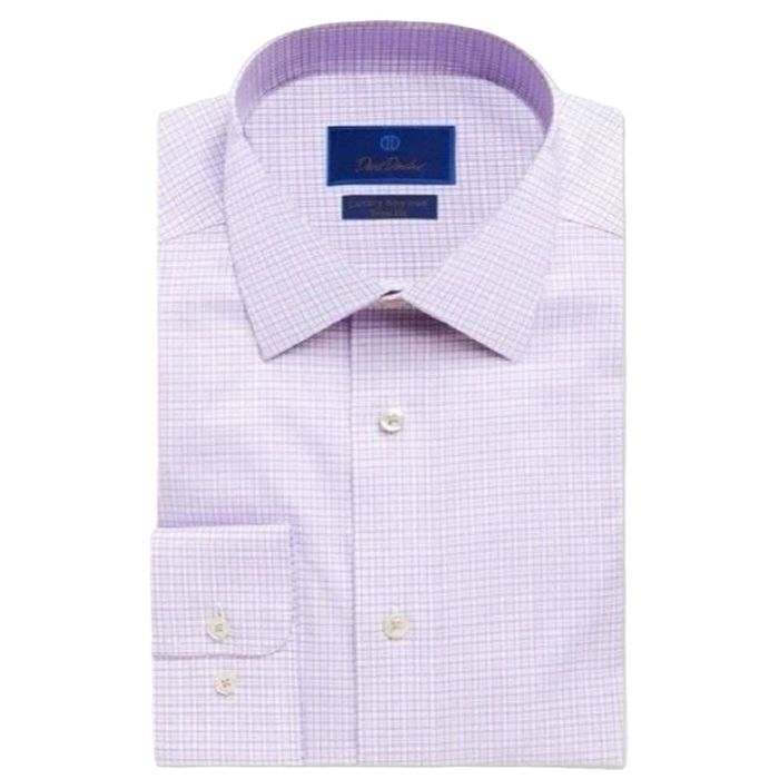 David Donahue DAVID DONAHUE Button Front Long Sleeve Dress Shirt | Grailed