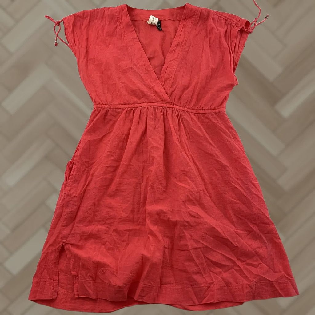 Ralph Lauren Lauren Ralph Lauren Short Dress Women's Medium Pink Cotton Beach Short Sleeves Blouse 90s Beach? Size 32" / US 10 / IT 46 - 1 Thumbnail
