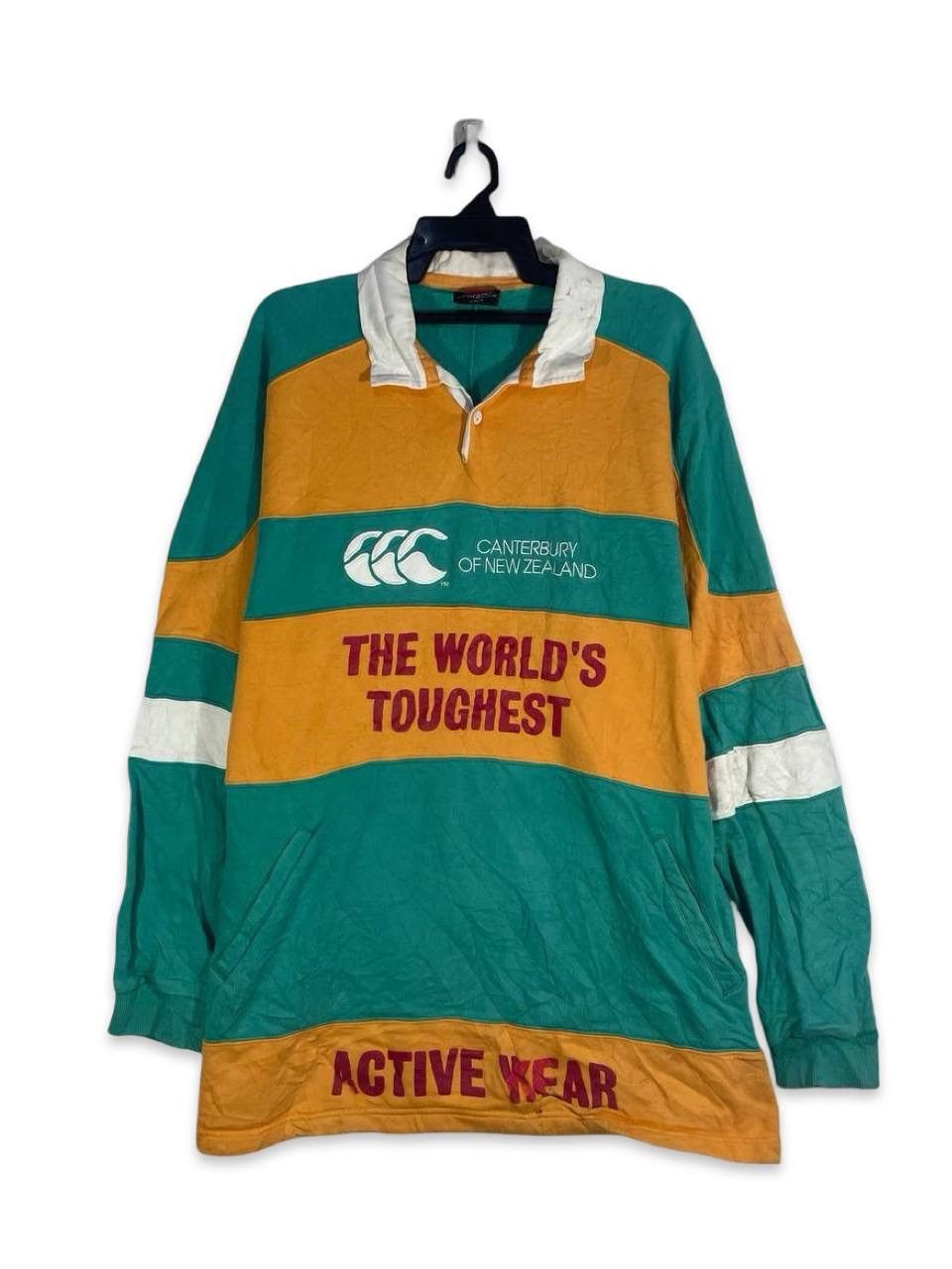 Canterbury of New Zealand Vintage Canterbury of new zealand rugby shirt size 3XL Size US XXL / EU 58 / 5 - 1 Thumbnail