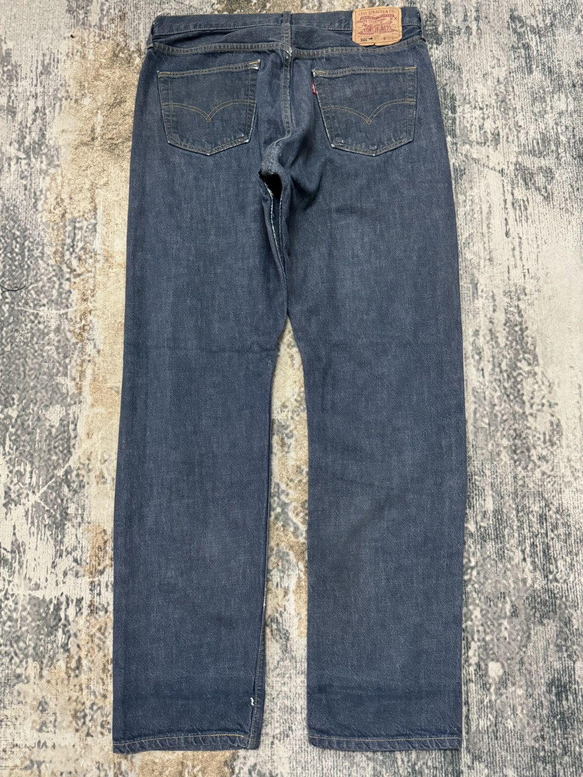 Levi's × Levi's Vintage Clothing × Vintage Vintage Levi’s 501 Distressed Blue Denim Jeans 34x32 Size US 34 / EU 50 - 7 Thumbnail
