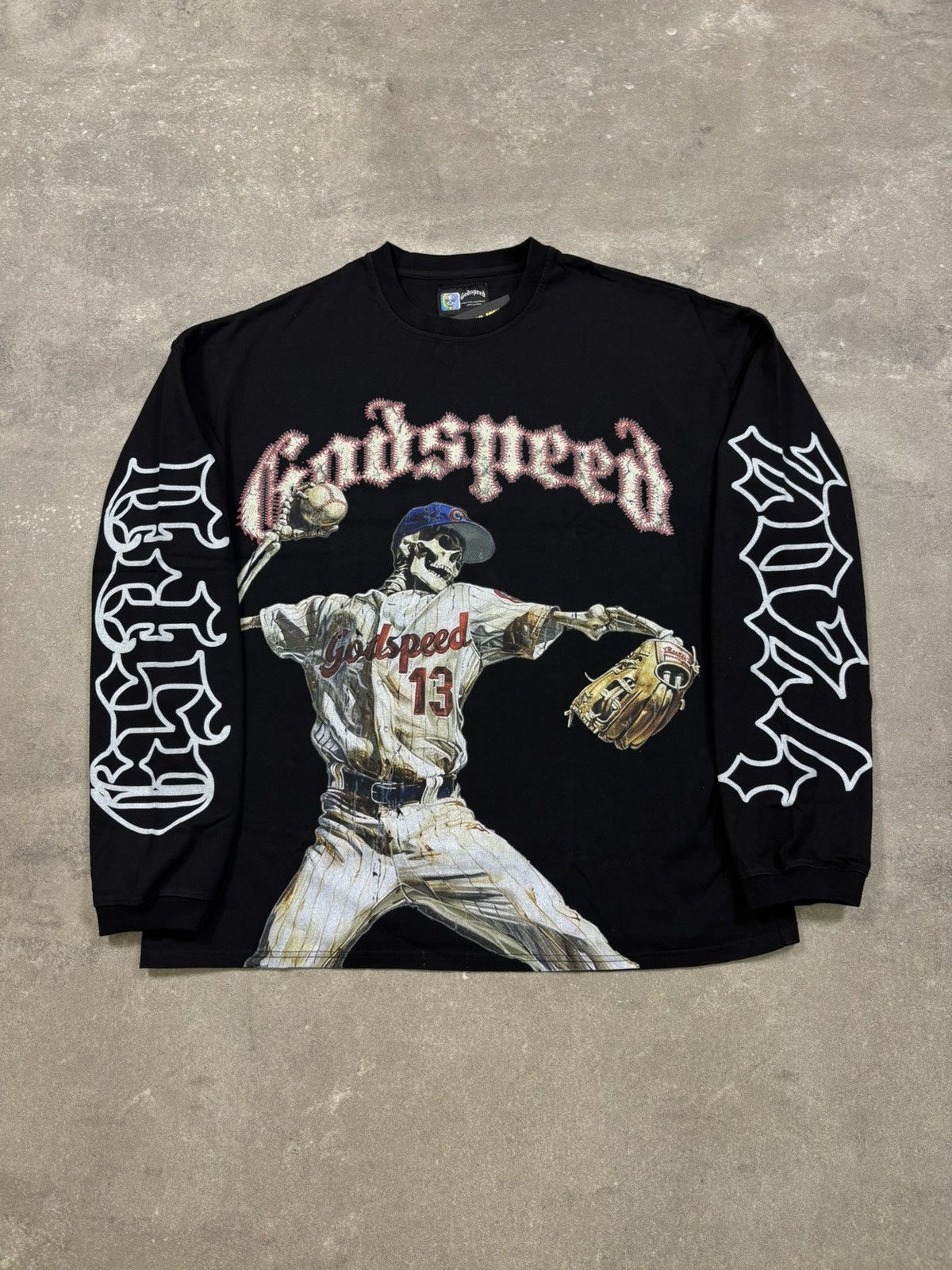 Godspeed Godspeed Strike Out Longsleeve, Black Size US XXL / EU 58 / 5 - 5 Thumbnail