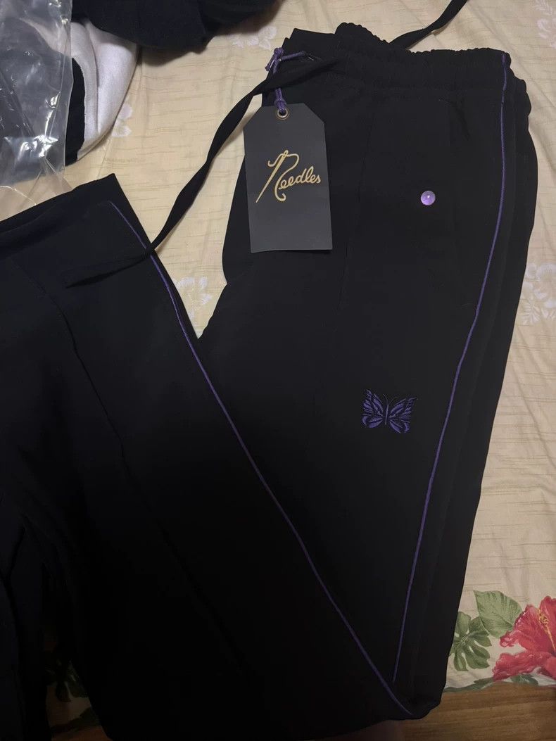 Needles Needles Purple Butterfly Dress Pants - dmc Size US 26 / EU 42 - 1 Thumbnail