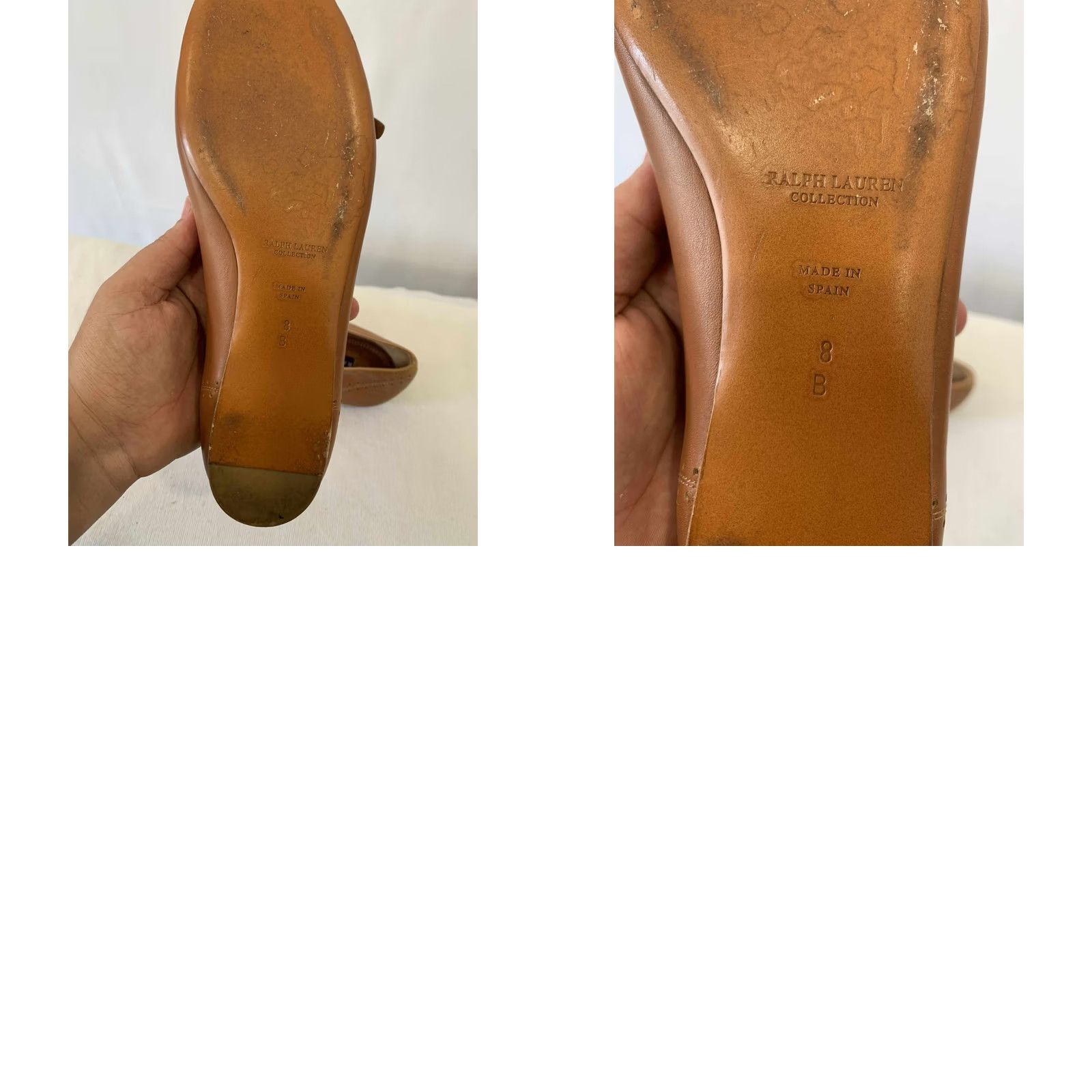 Ralph Lauren Ralph Lauren Collection Women’s Leather Flats Loafers Fringe Buckle Brown 8 Womens Leather Flats Loafers Fringe Buckle Leather Brown Jessica Size US 8 / IT 38 - 9 Thumbnail