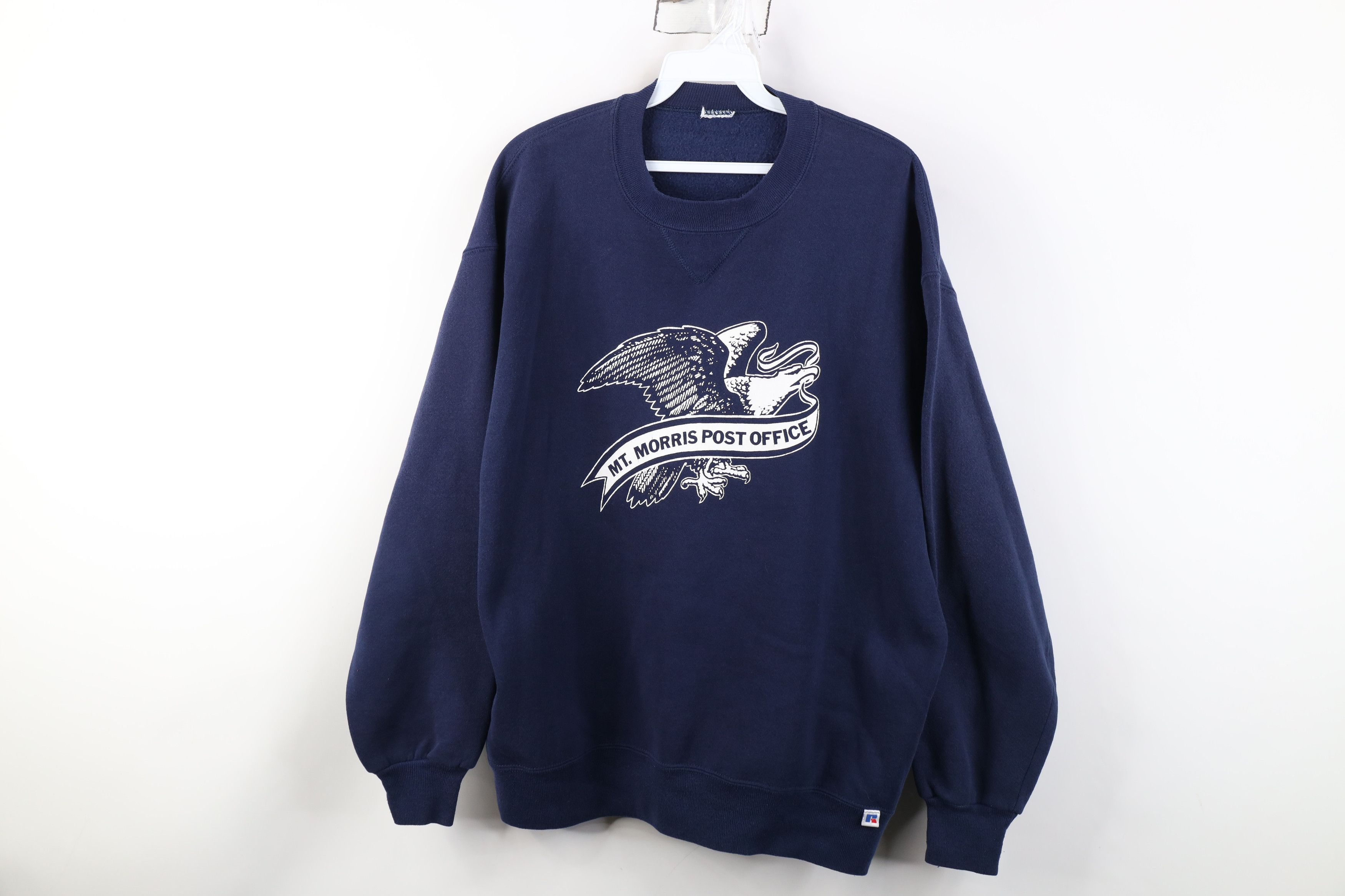 Russell Athletic Vintage 90s Russell Athletic Post Office Sweatshirt USA Size US XL / EU 56 / 4 - 1 Thumbnail
