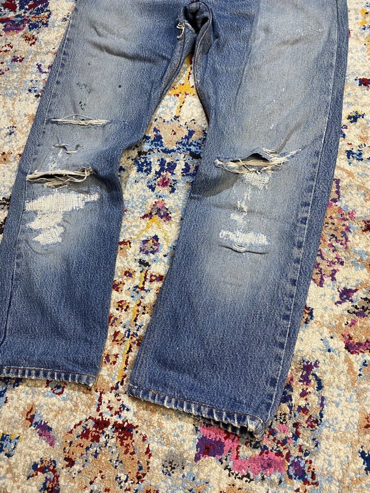 Levi's × RE/DONE LEVIS RE/DONE USA RED TAB DESTROYED JEANS W29 Size US 29 - 7 Thumbnail