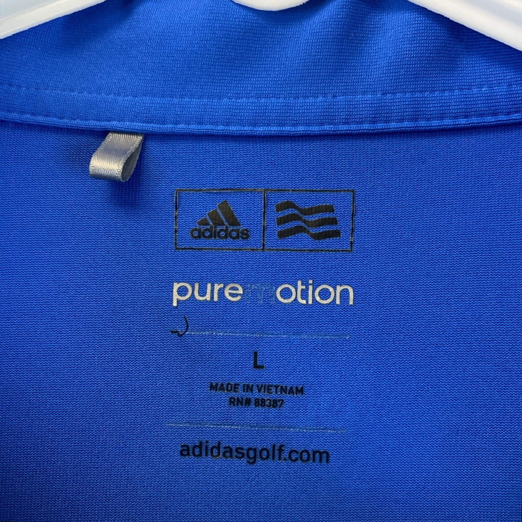 Adidas Adidas Golf Polo Shirt Mens Large Blue Short Sleeve Polo 80-56 Athletic Regular Golfing Size US L / EU 52-54 / 3 - 6 Thumbnail