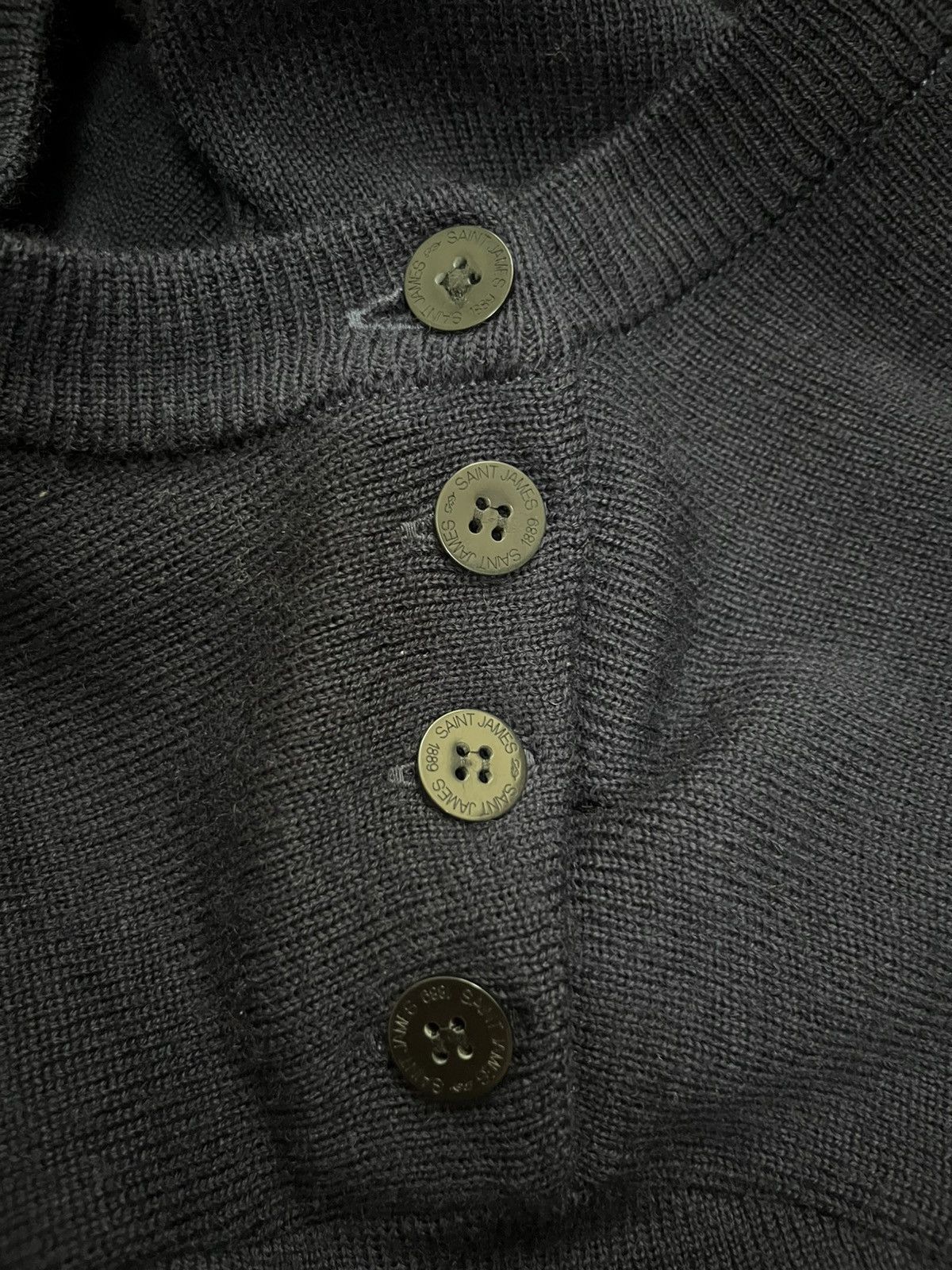 Saint James 2000s Breton sailors jumpers bicnic striped #D3 Size US S / EU 44-46 / 1 - 8 Thumbnail