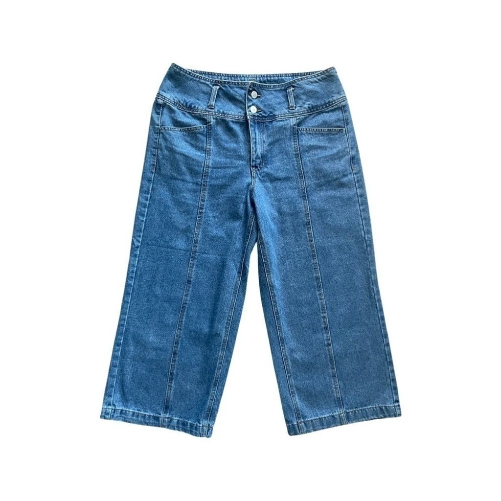 Other HIGHWAY High Waist Capri Jean Women Juniors Size 13/14. Size 34" / US 12 / IT 48 - 16 Thumbnail