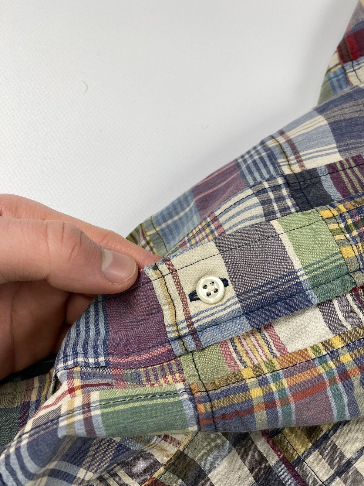 Ralph Lauren RRL Ralph Lauren Patchwork Distressed Nova Check Shirt Size US L / EU 52-54 / 3 - 16 Thumbnail