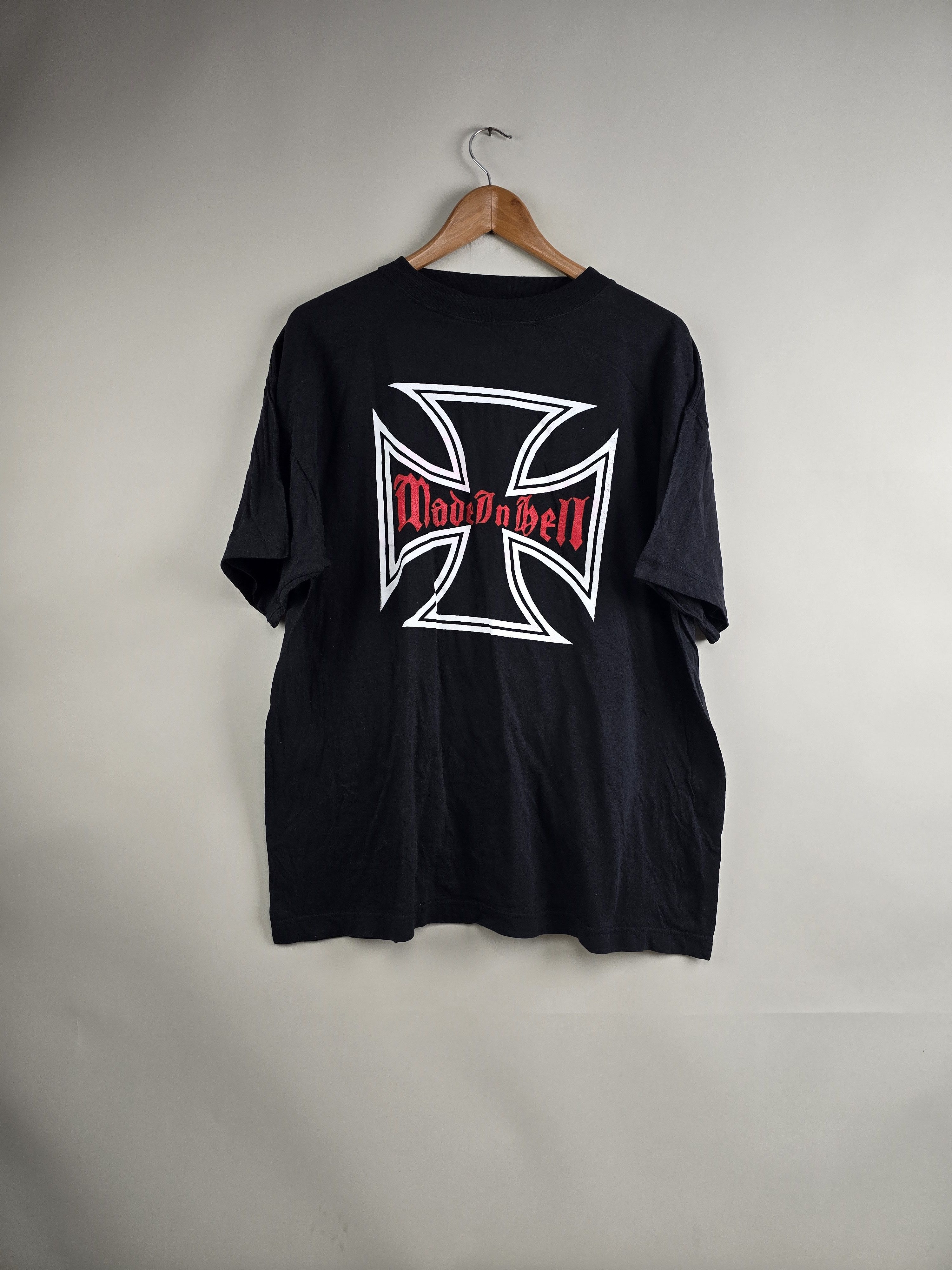 image of Harley Davidson x Made In USA 90's West Coast Choppers Made In Hell L 23" 28" in Black (Size Large)