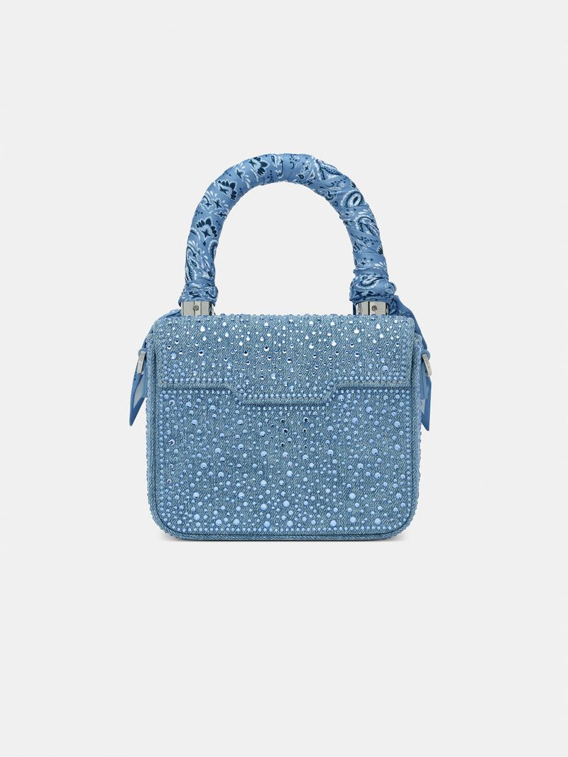 Amiri o1s1wg110426 Size: OS / Crystal Denim Micro MA Bag in Blue Size ONE SIZE - 2 Thumbnail