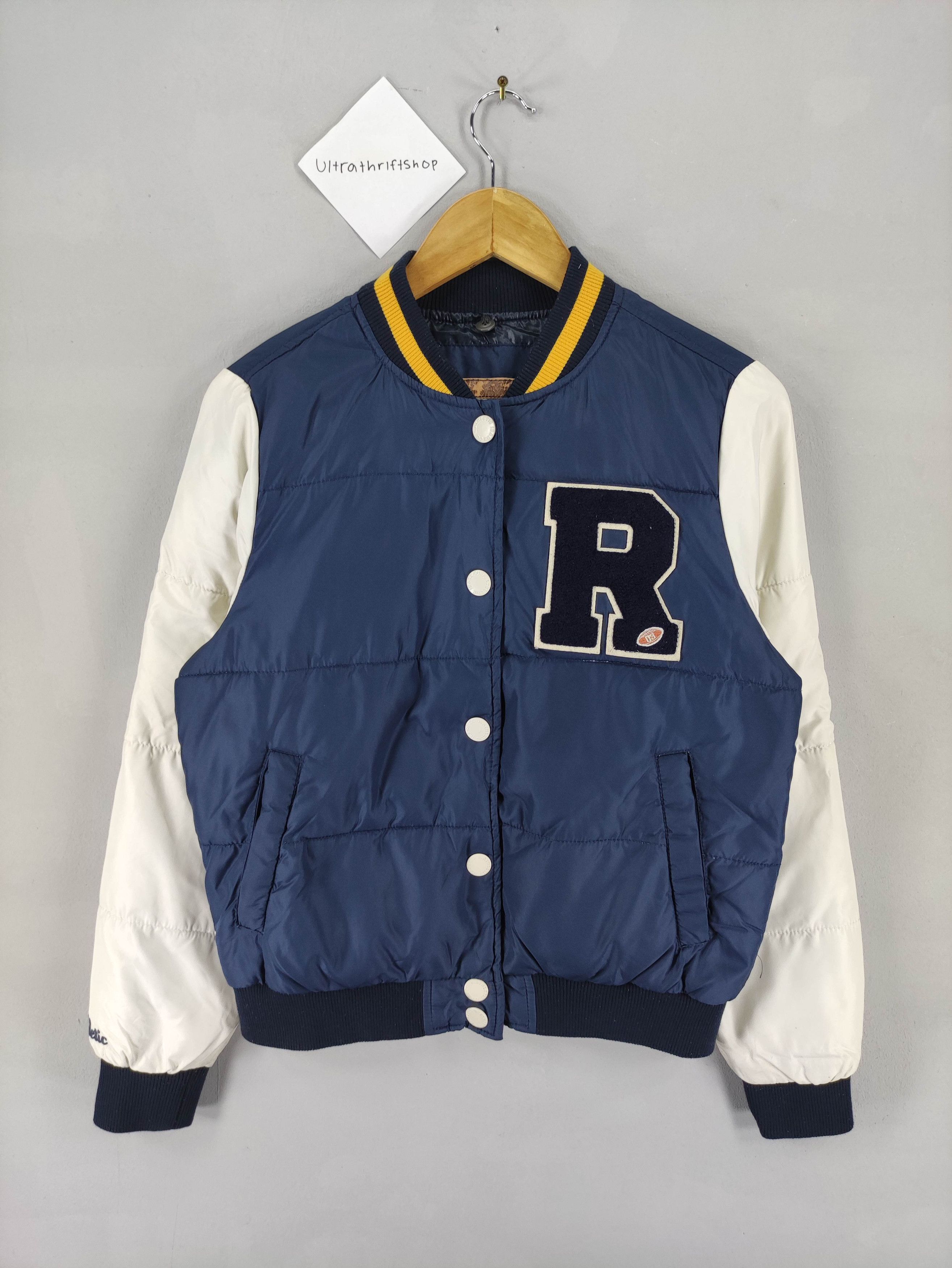 Vintage Vintage R.Athletic Puffer Varsity Jacket Snap Button Size US S / EU 44-46 / 1 - 1 Thumbnail
