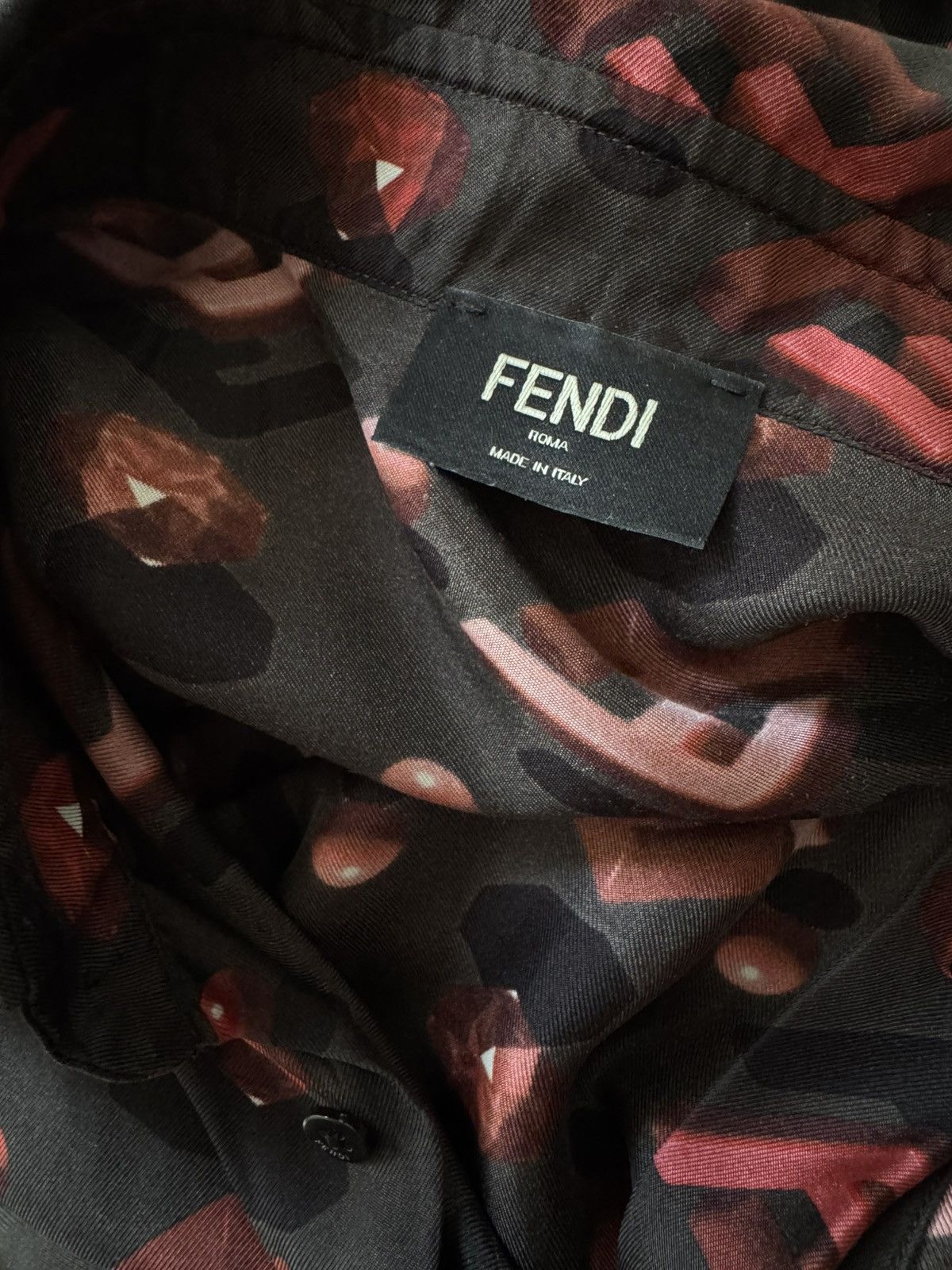 Fendi Fendi FF Diamond Shirt Size US L / EU 52-54 / 3 - 5 Thumbnail