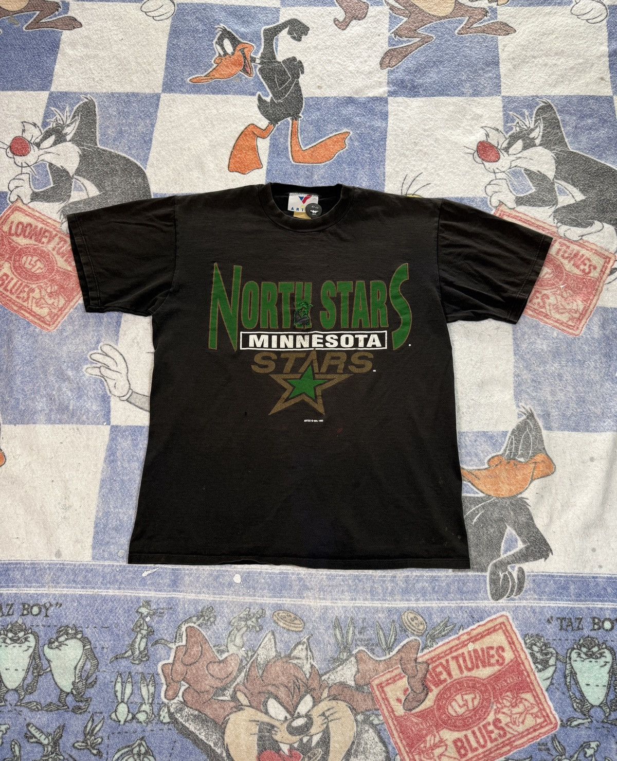 NHL Vintage distressed minnesota north stars tee Size US L / EU 52-54 / 3 - 1 Thumbnail