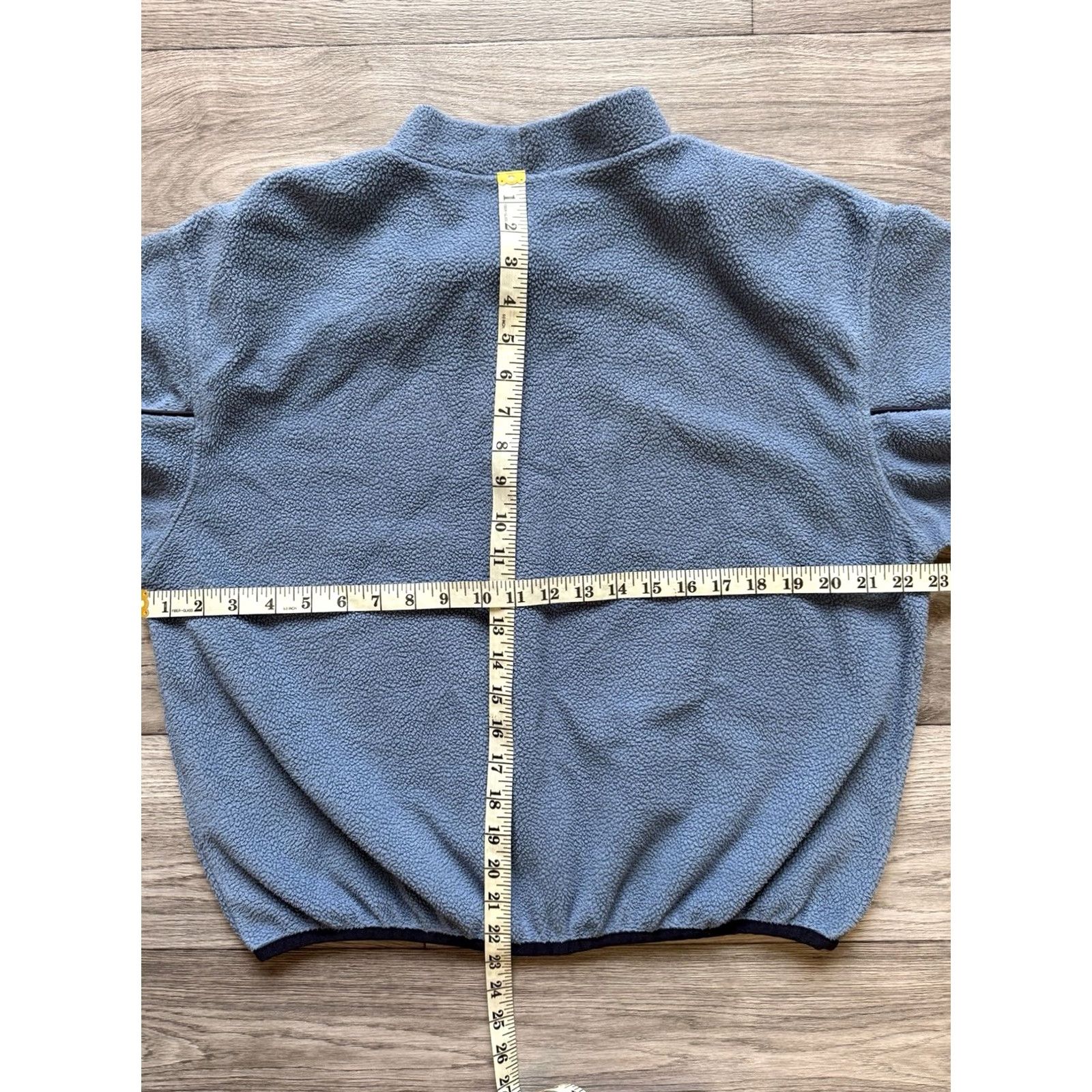 Nike VINTAGE Nike Fleece Pullover Womens M Blue 90s Sherpa Spellout Pullover Sweatshirt Womens Size M / US 6-8 / IT 42-44 - 3 Thumbnail