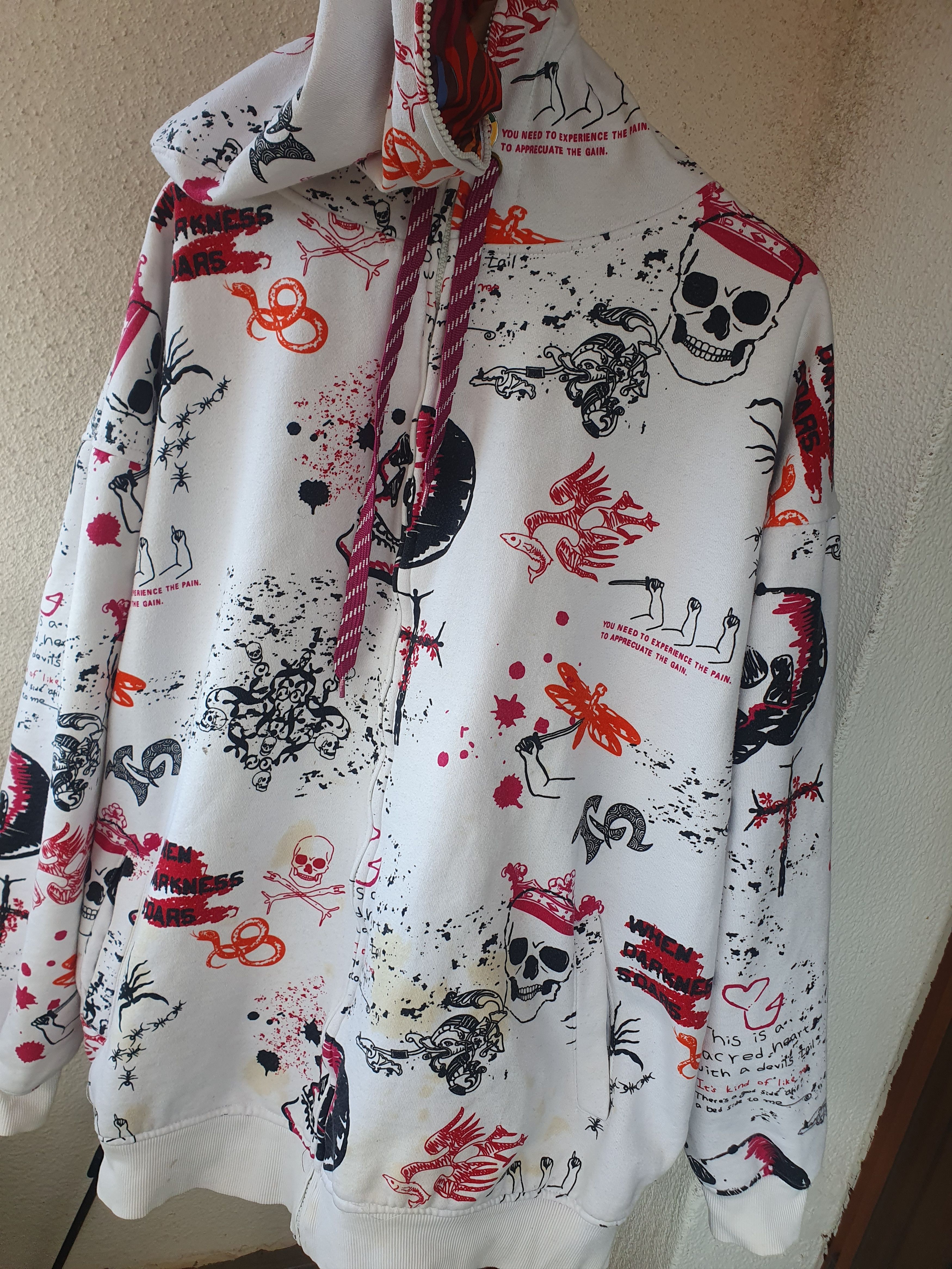 Vintage Russo Spirit Reversible Hoodie Vintage Y2K SWAG sz 3XL Size US XXL / EU 58 / 5 - 8 Thumbnail
