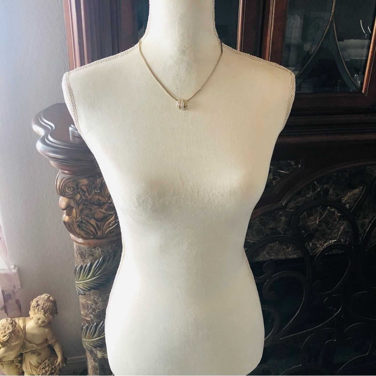Vintage Vintage gold and silver tone stone accent necklace Size ONE SIZE - 7 Thumbnail