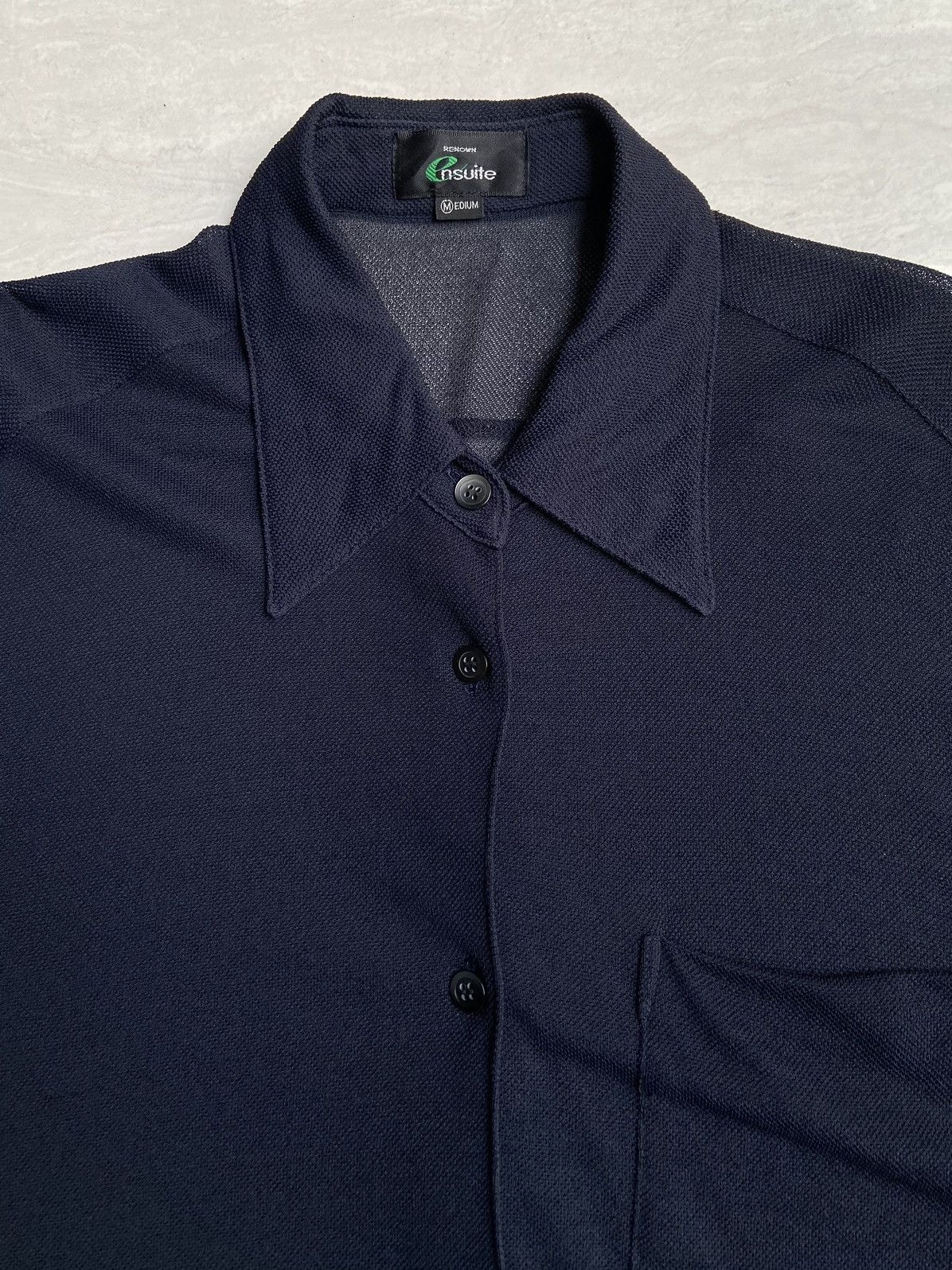 Designer × Japanese Brand × RENOWN RENOWN ENSUITE Navy Shirt Size US S / EU 44-46 / 1 - 4 Thumbnail