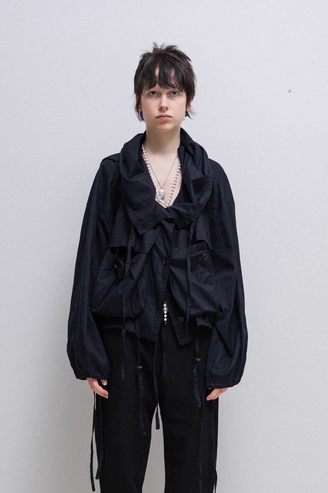 Ann Demeulemeester Ann Demeulemeester 04SS Oversized Pocket Hoodie Jacket Size XS / US 0-2 / IT 36-38 - 2 Thumbnail