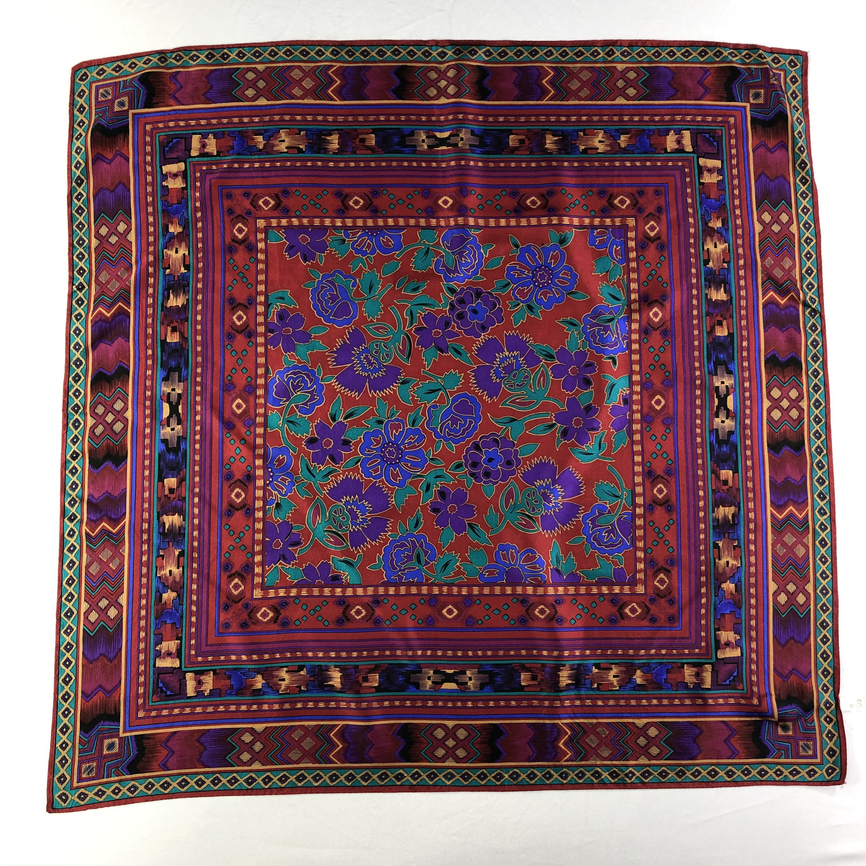 Vintage Vintage Silk Scarf Size ONE SIZE - 2 Thumbnail