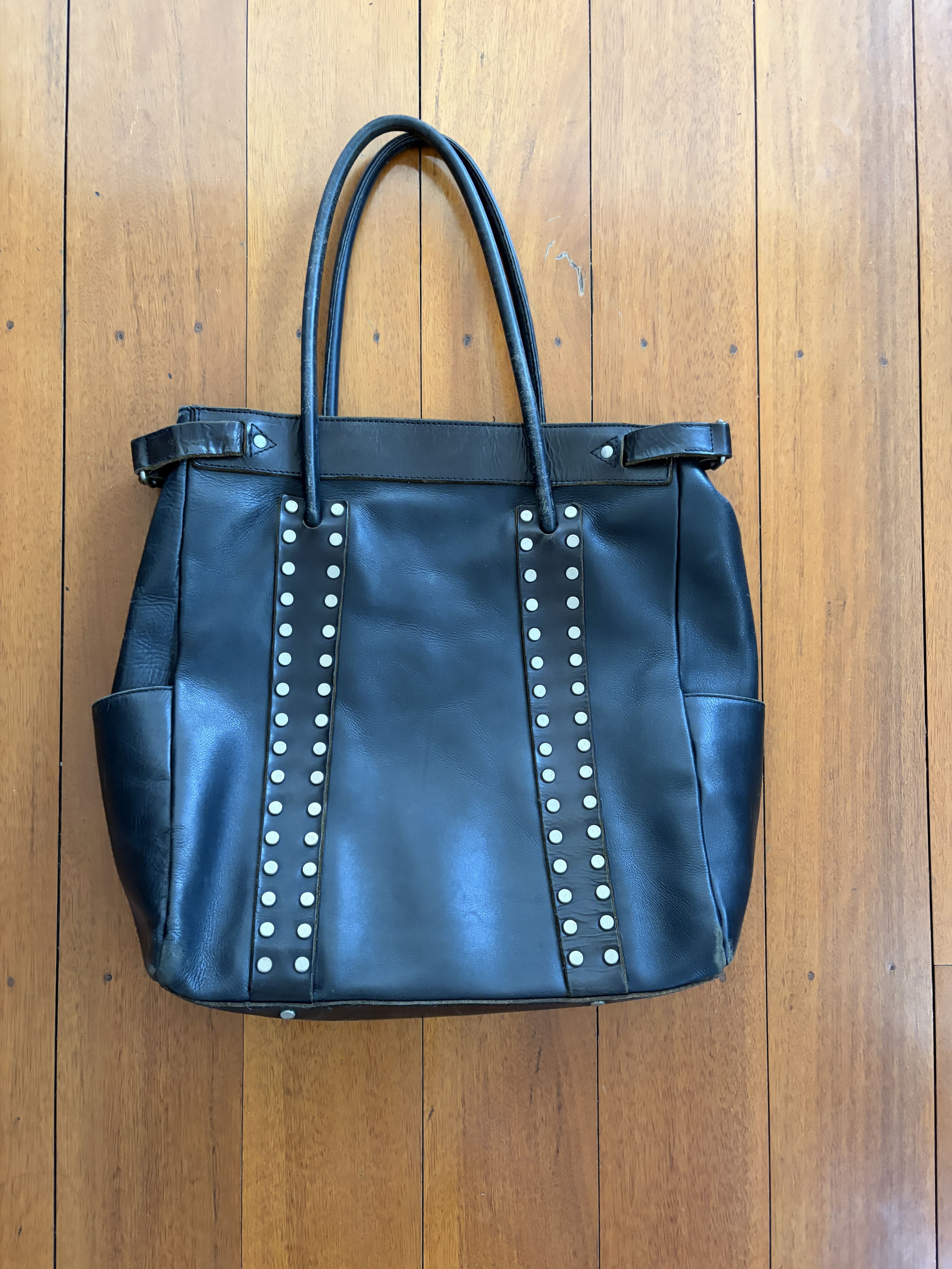 Yohji Yamamoto Yohji Yamamoto 90s Studded Tote Bag Size ONE SIZE - 1 Thumbnail
