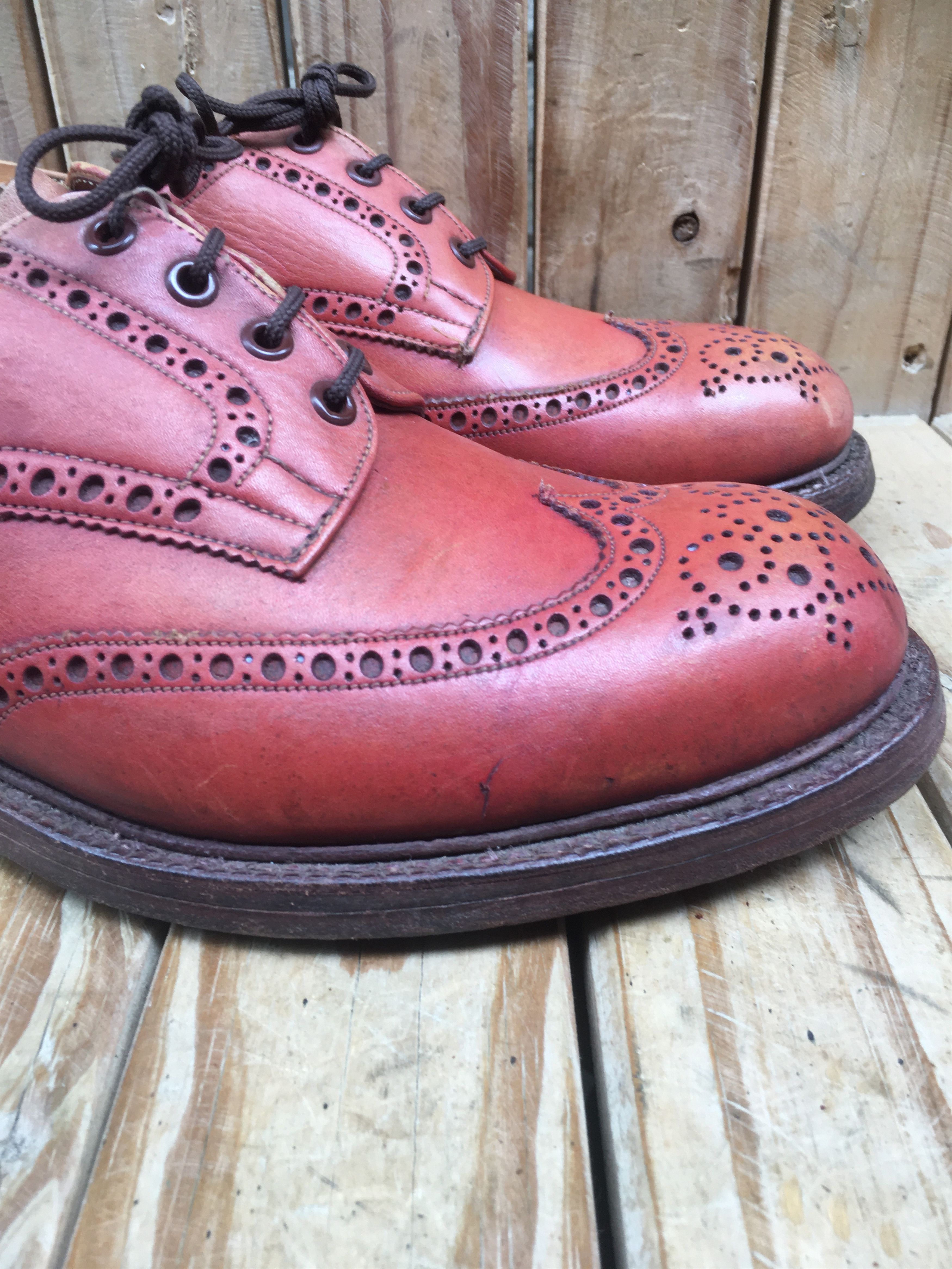 Tricker's Tricker’s bourton brown wingtip shoes UK 9.5 Size US 10.5 / EU 43-44 - 7 Thumbnail