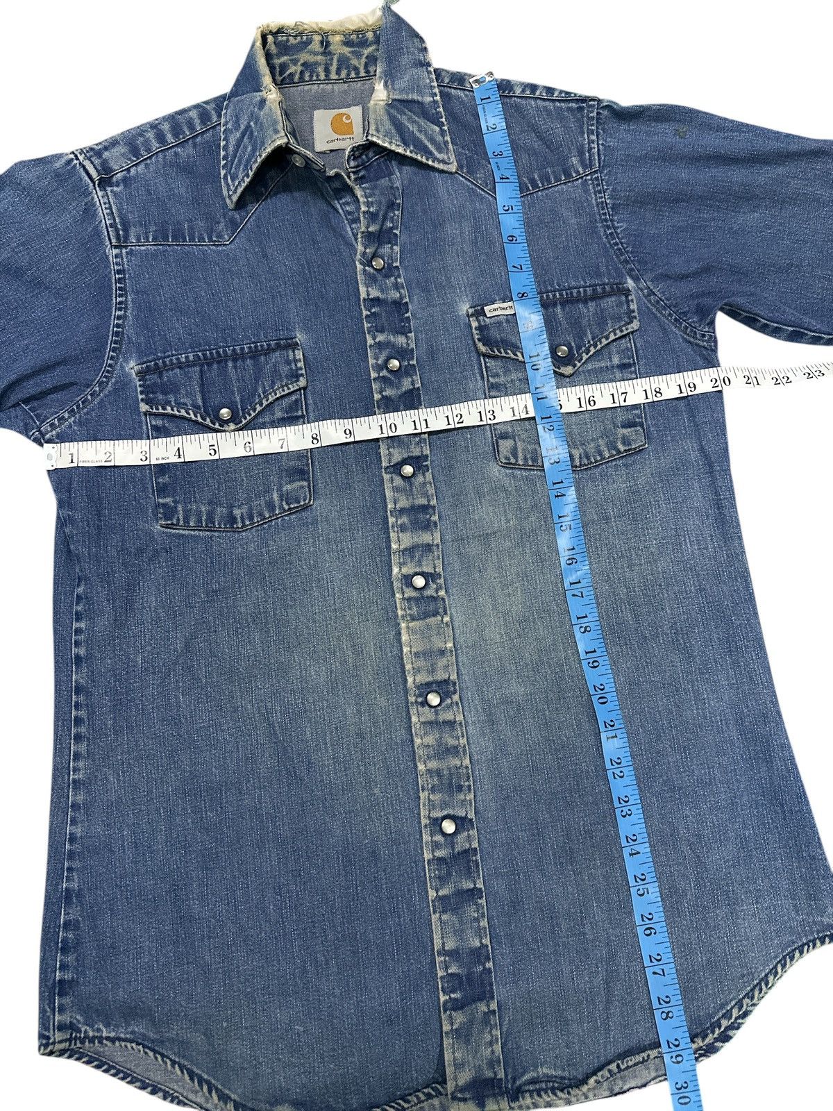 Carhartt Distress Vintage Carhatt Flannel . Size US L / EU 52-54 / 3 - 3 Thumbnail