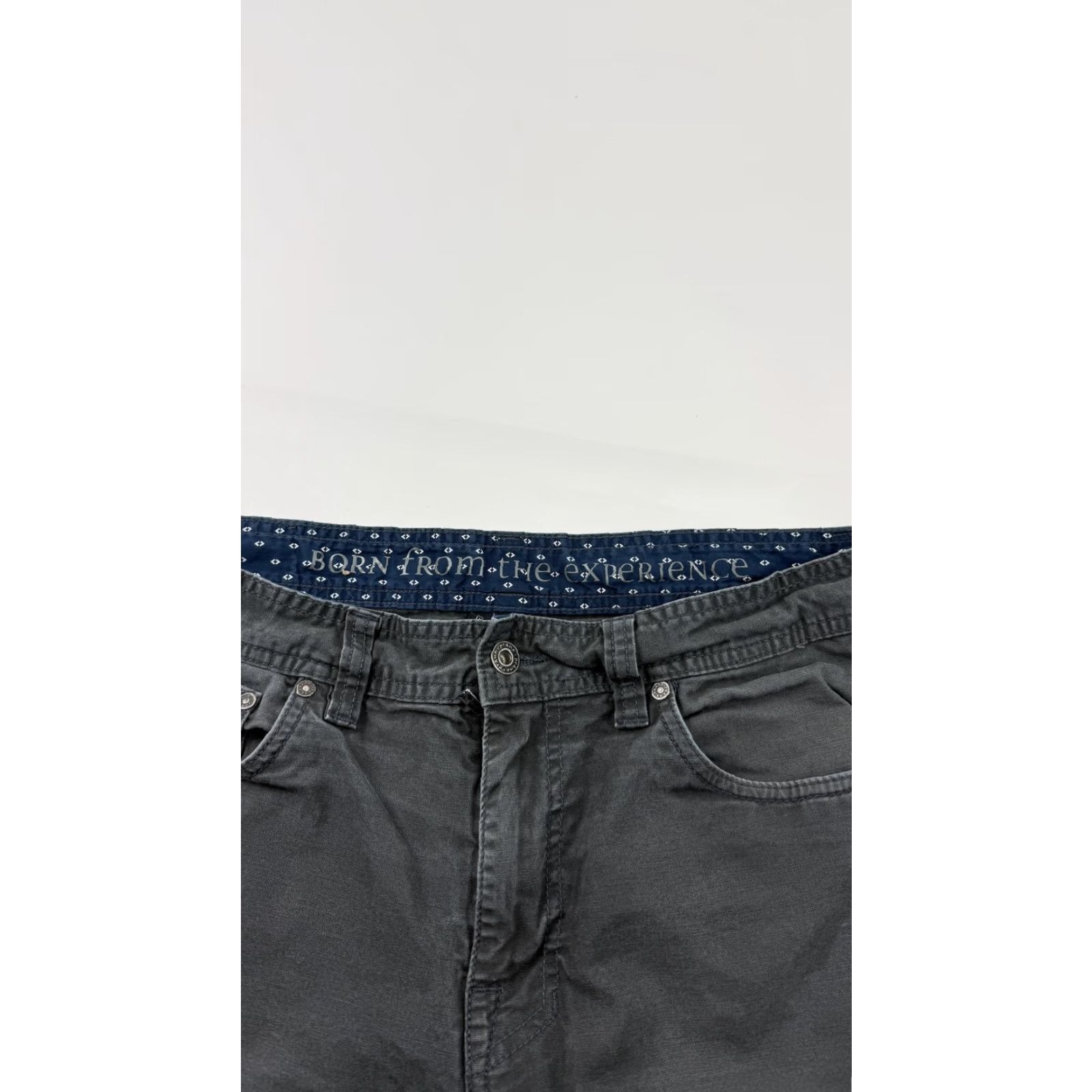 Prana prAna Jeans Mens 33x32 Charcoal Gray Slim Fit Stretch Organic Cotton Twill Size US 33 - 3 Thumbnail