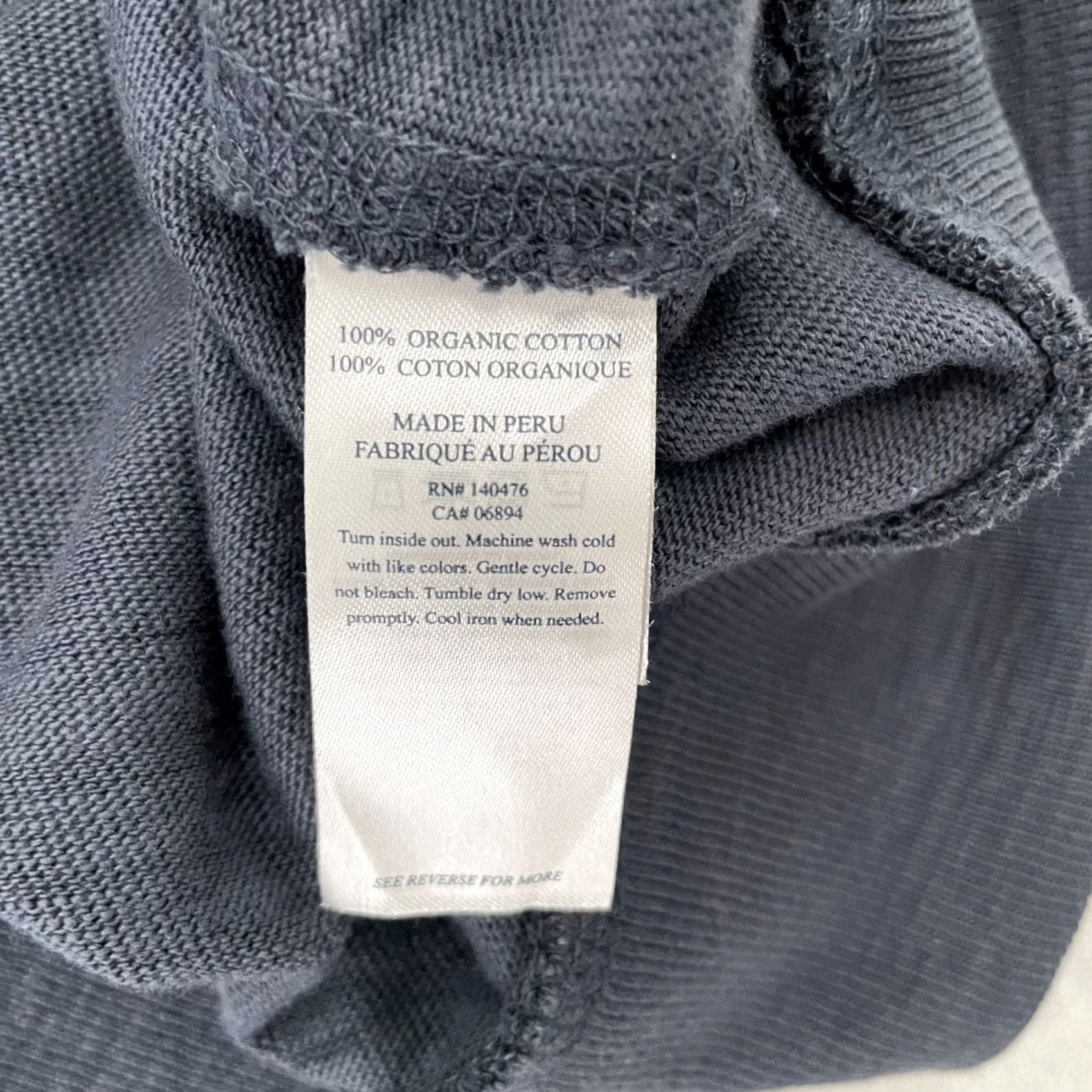 Faherty Faherty Hoodie Adult XL Blue Pullover Hooded Cotton Knit Solid Mens Size US XL / EU 56 / 4 - 6 Thumbnail