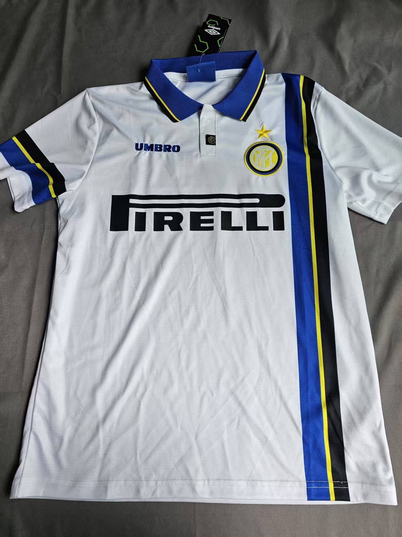 Other Inter Milan Jersey Away 1997 98 Season Size US L / EU 52-54 / 3 - 1 Thumbnail